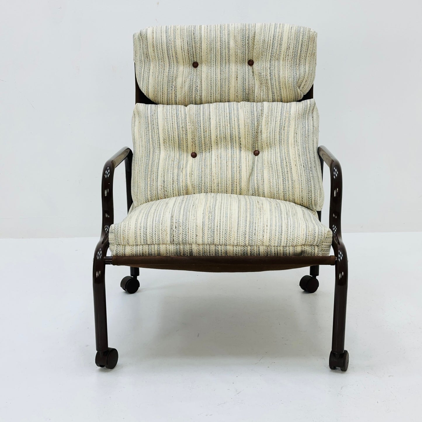 Space age Stuns lounge chair on wheels by Jan Dranger & Johan Huldt for Innovator Sweden 1970s