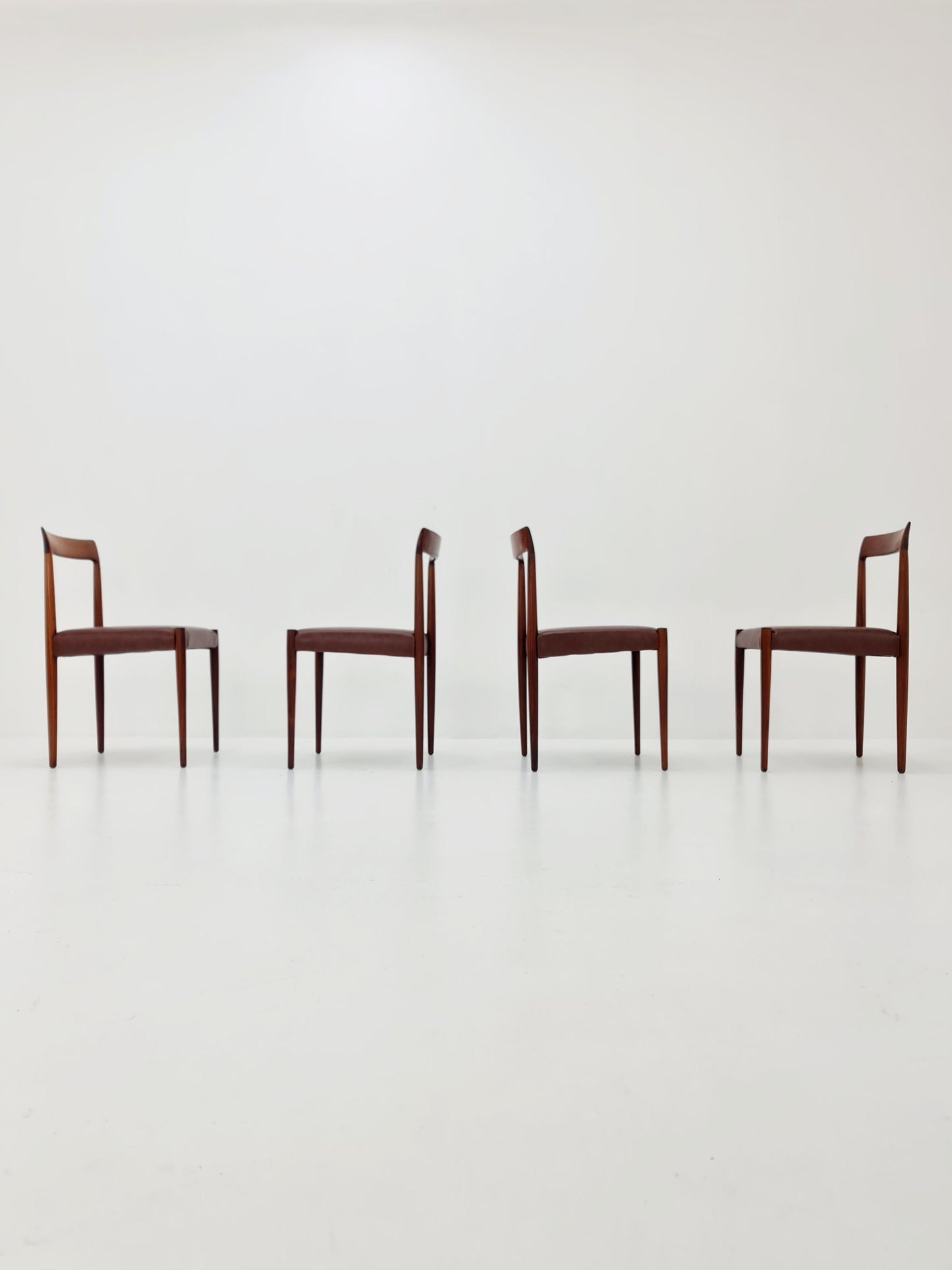 Mid Century German chairs by Lübke, 1960s Set of 4