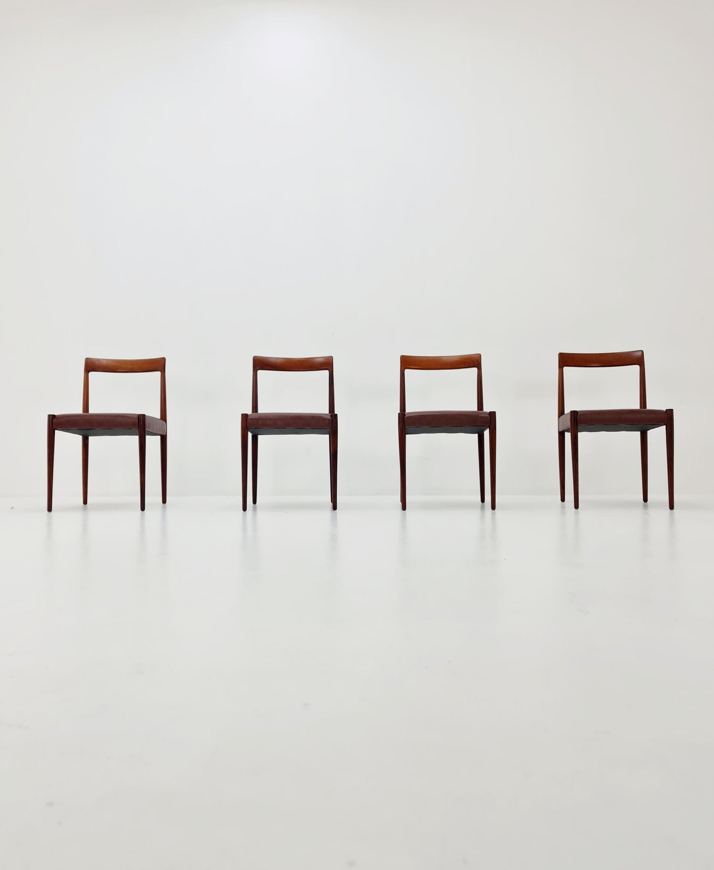 Mid Century German chairs by Lübke, 1960s Set of 4