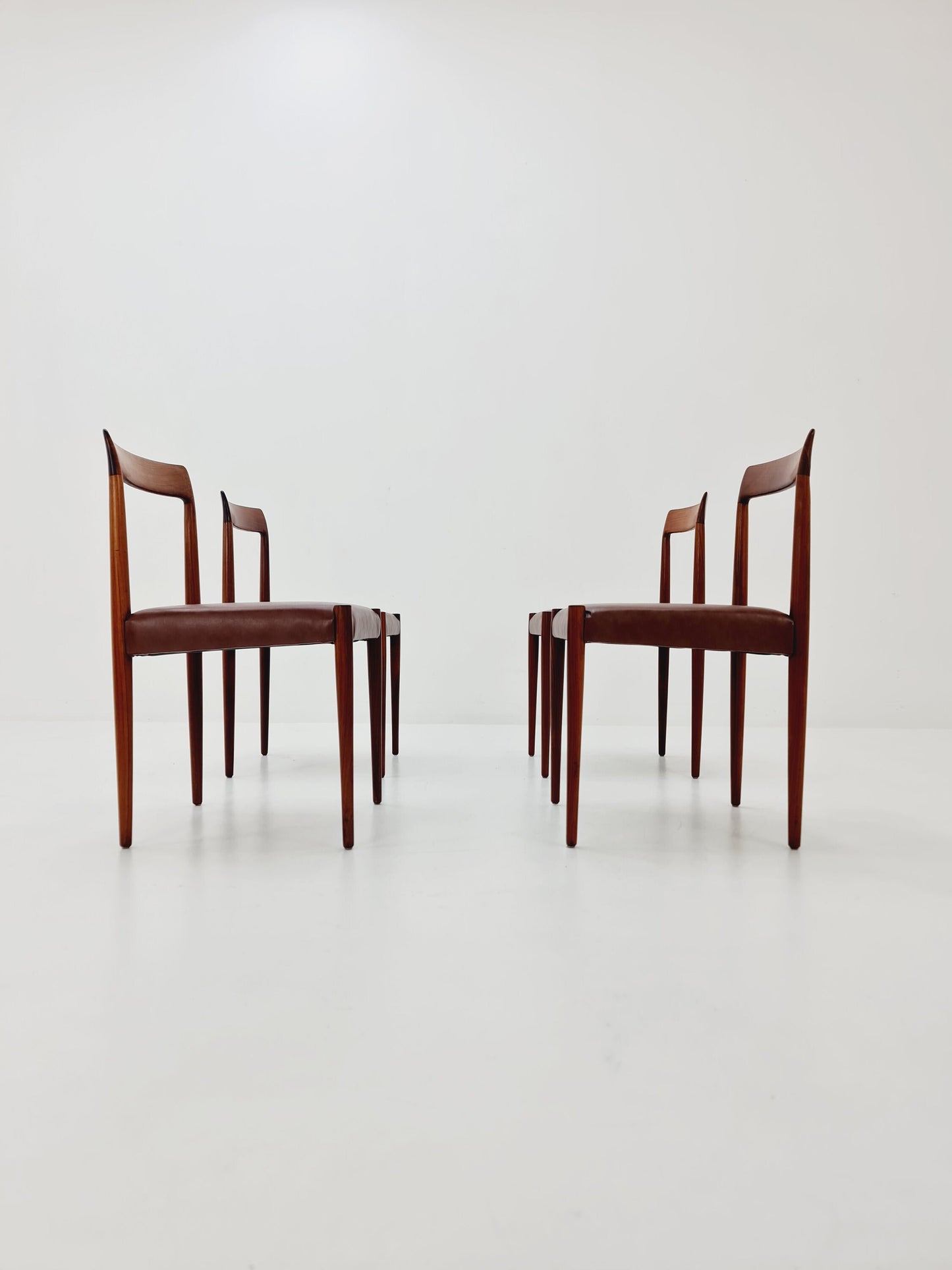 Mid Century German chairs by Lübke, 1960s Set of 4
