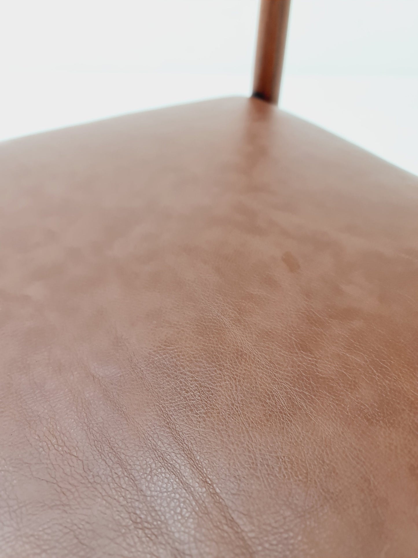 Mid Century German Rio Rosewood and leather chair by Lübke, 1960s