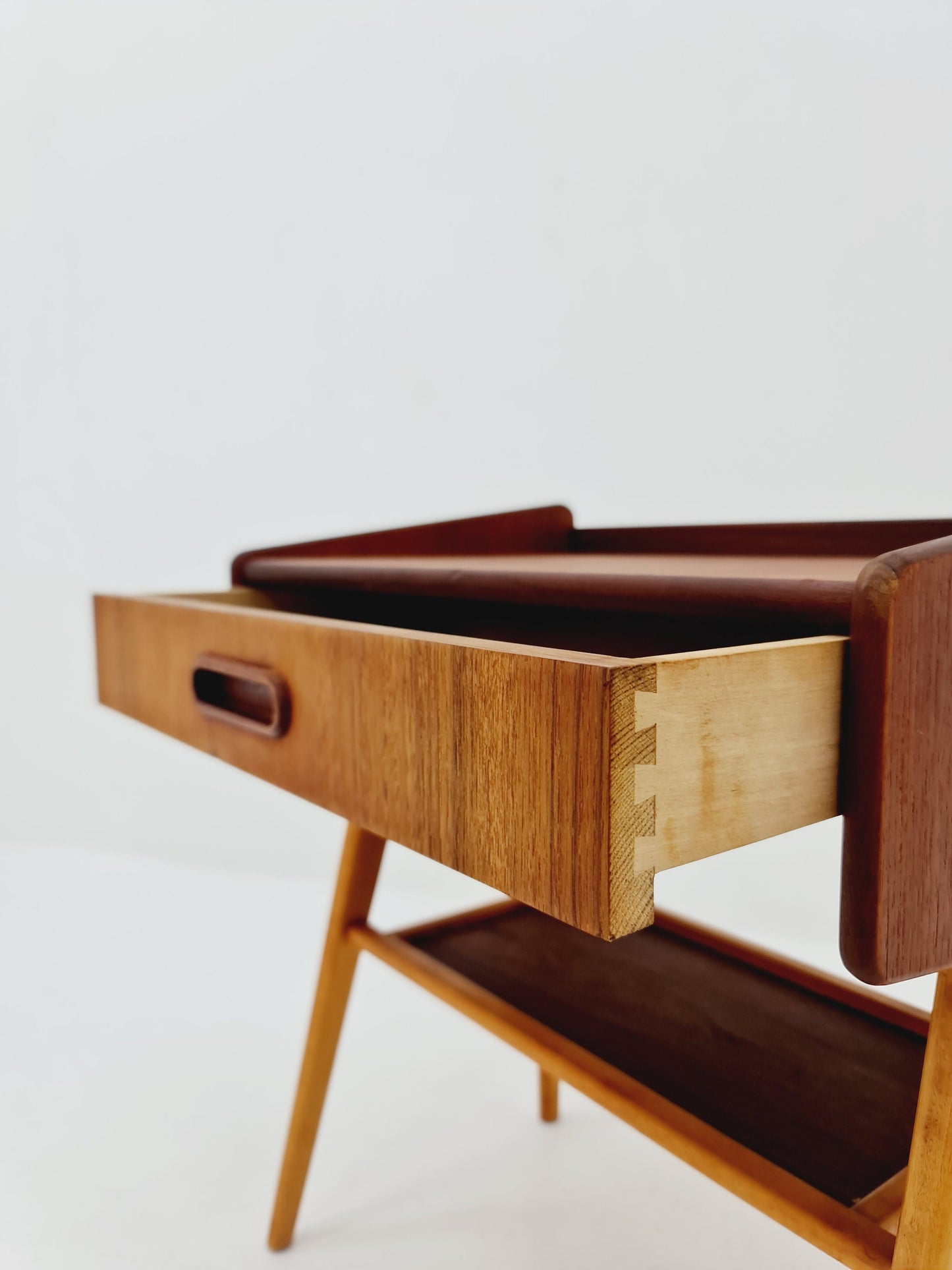 Midcentury danish Teak Vintage Side table/ Bedside table straight from the sixties