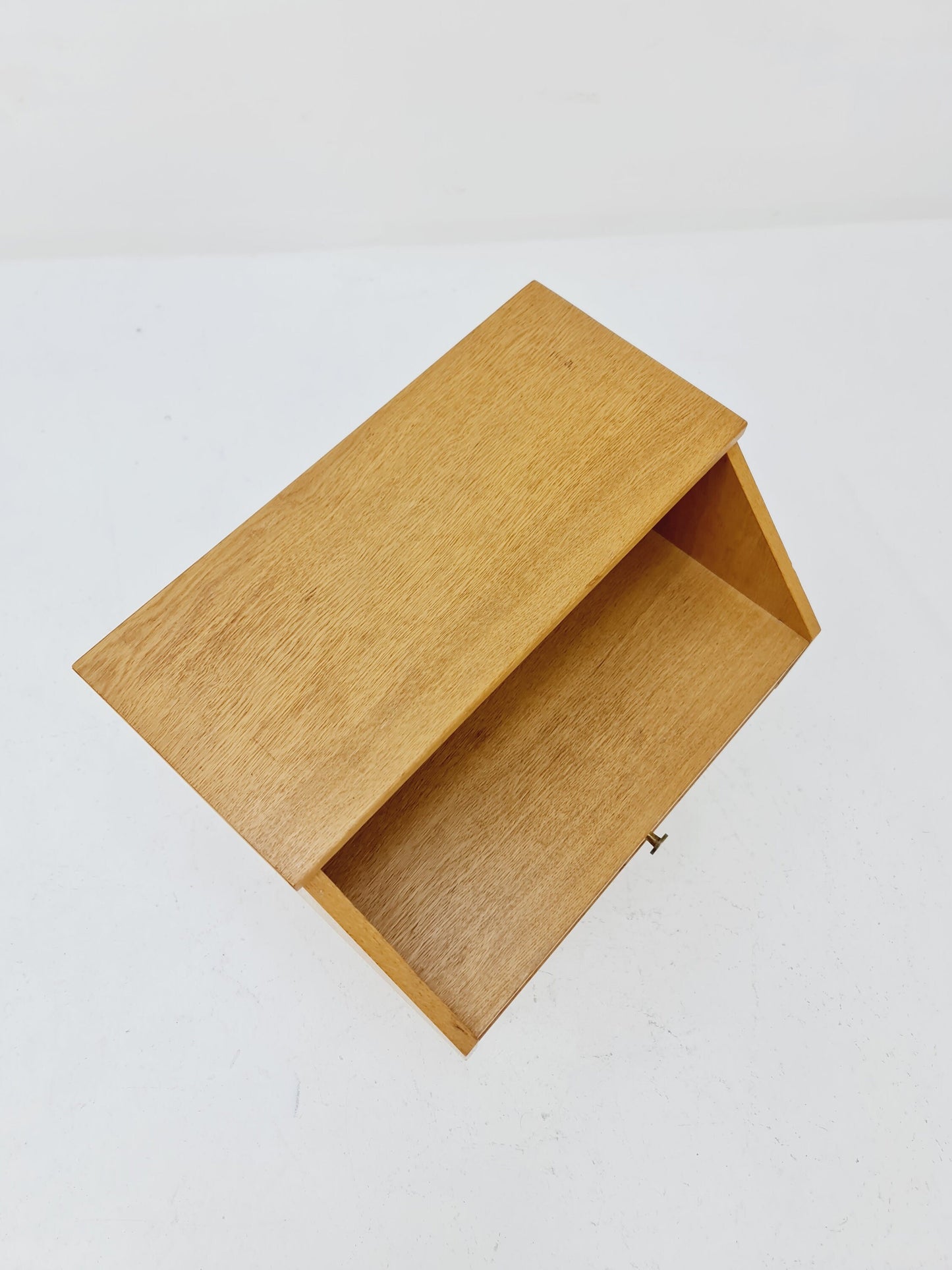 Mid century Scandinavian oak side table / bedside table, 1960s