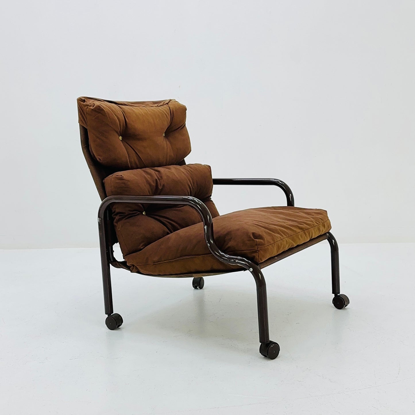 Space age Stuns lounge chair on wheels by Jan Dranger & Johan Huldt for Innovator Sweden 1970s