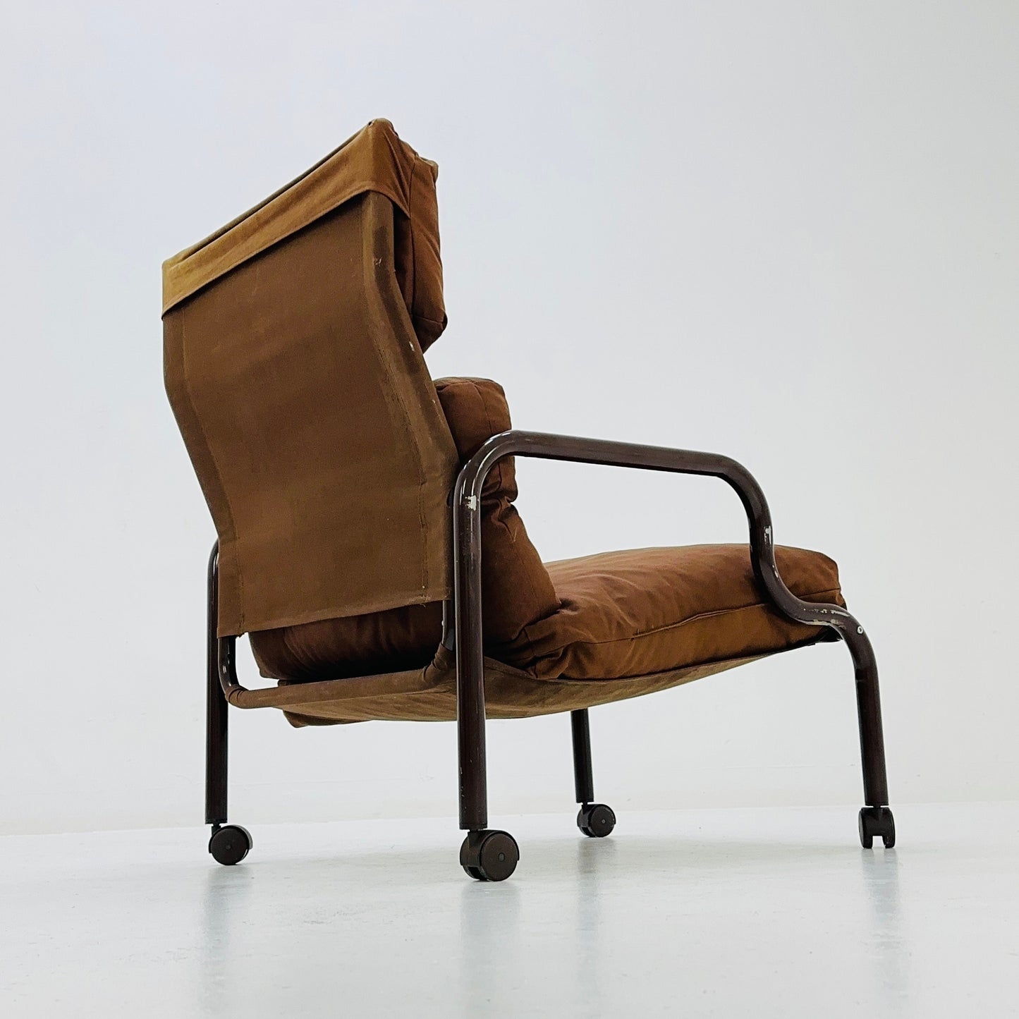 Space age Stuns lounge chair on wheels by Jan Dranger & Johan Huldt for Innovator Sweden 1970s