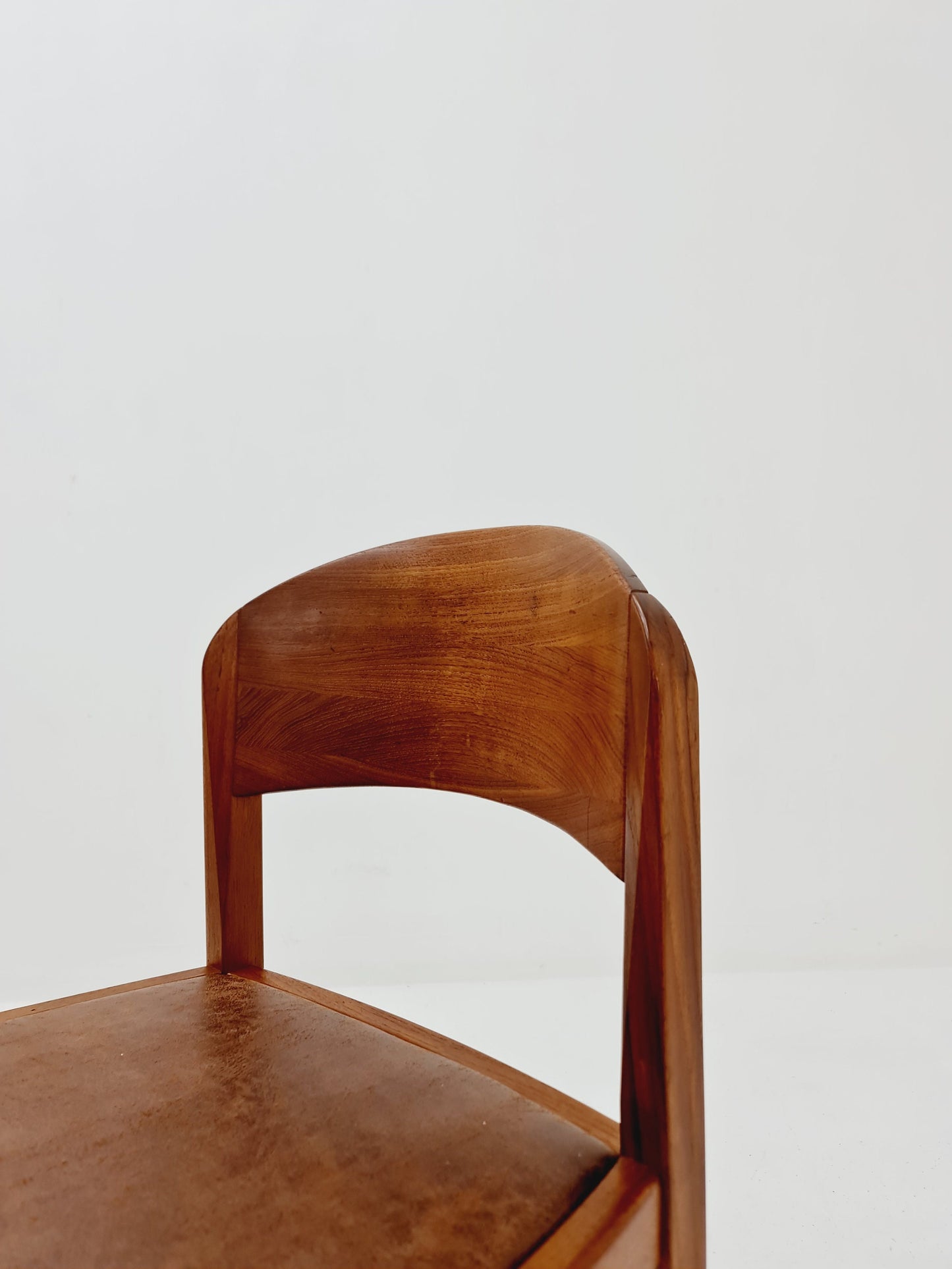 Vintage Danish teak dining charis 1960s, set of 2