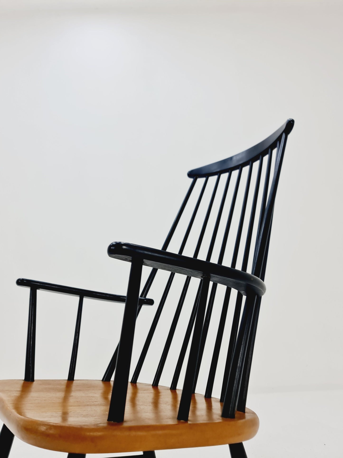 Mid Century Rocking Chair teak by Ilmar Tapiovaara for Asko , 1960s