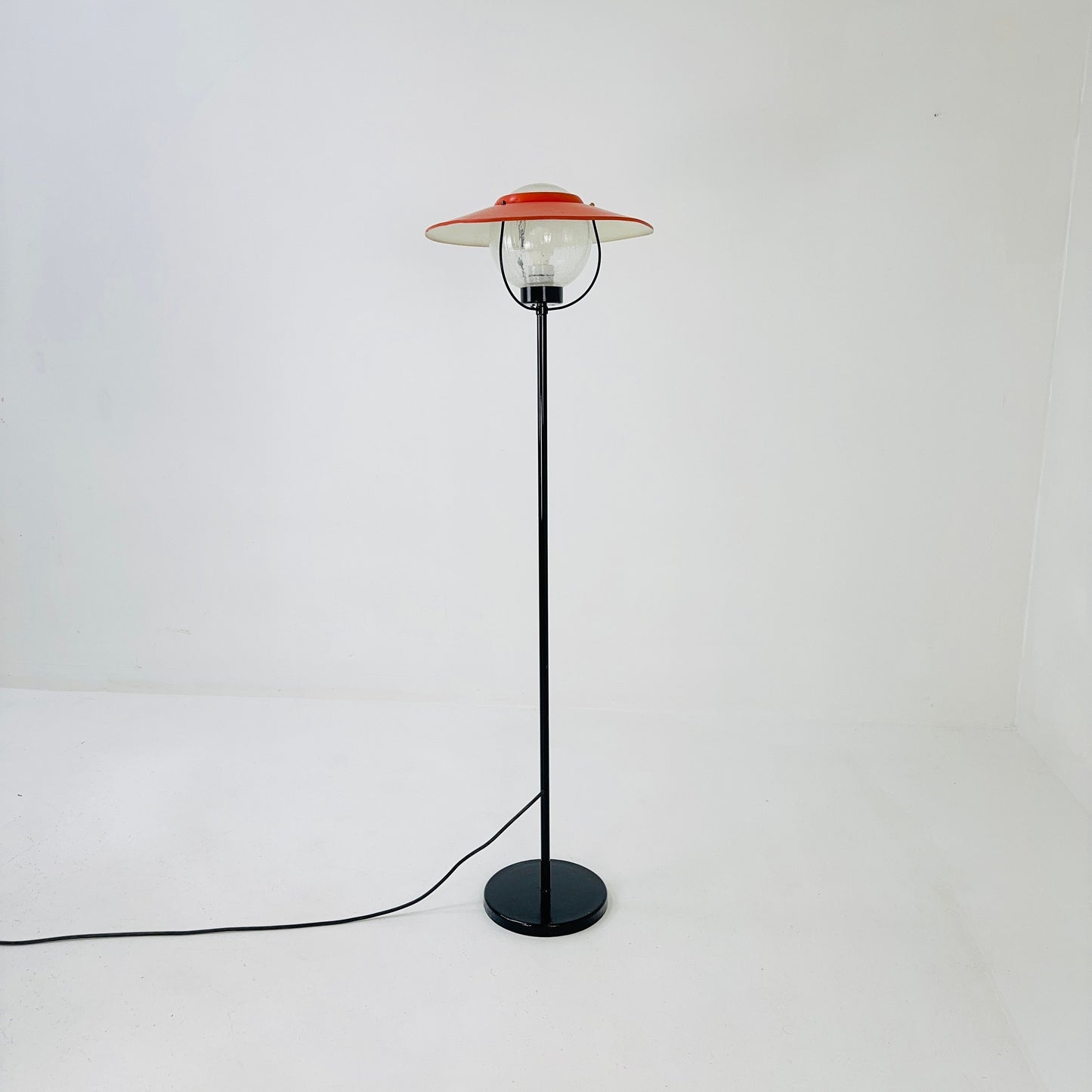 Mid century mashrom industrial floor lamp 1980s Germany