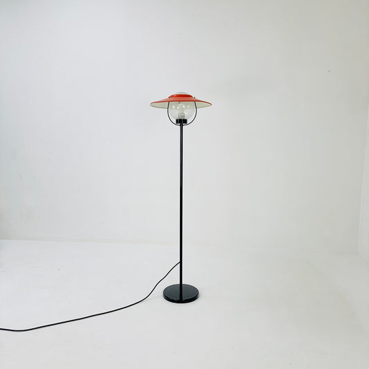 Mid century mashrom industrial floor lamp 1980s Germany