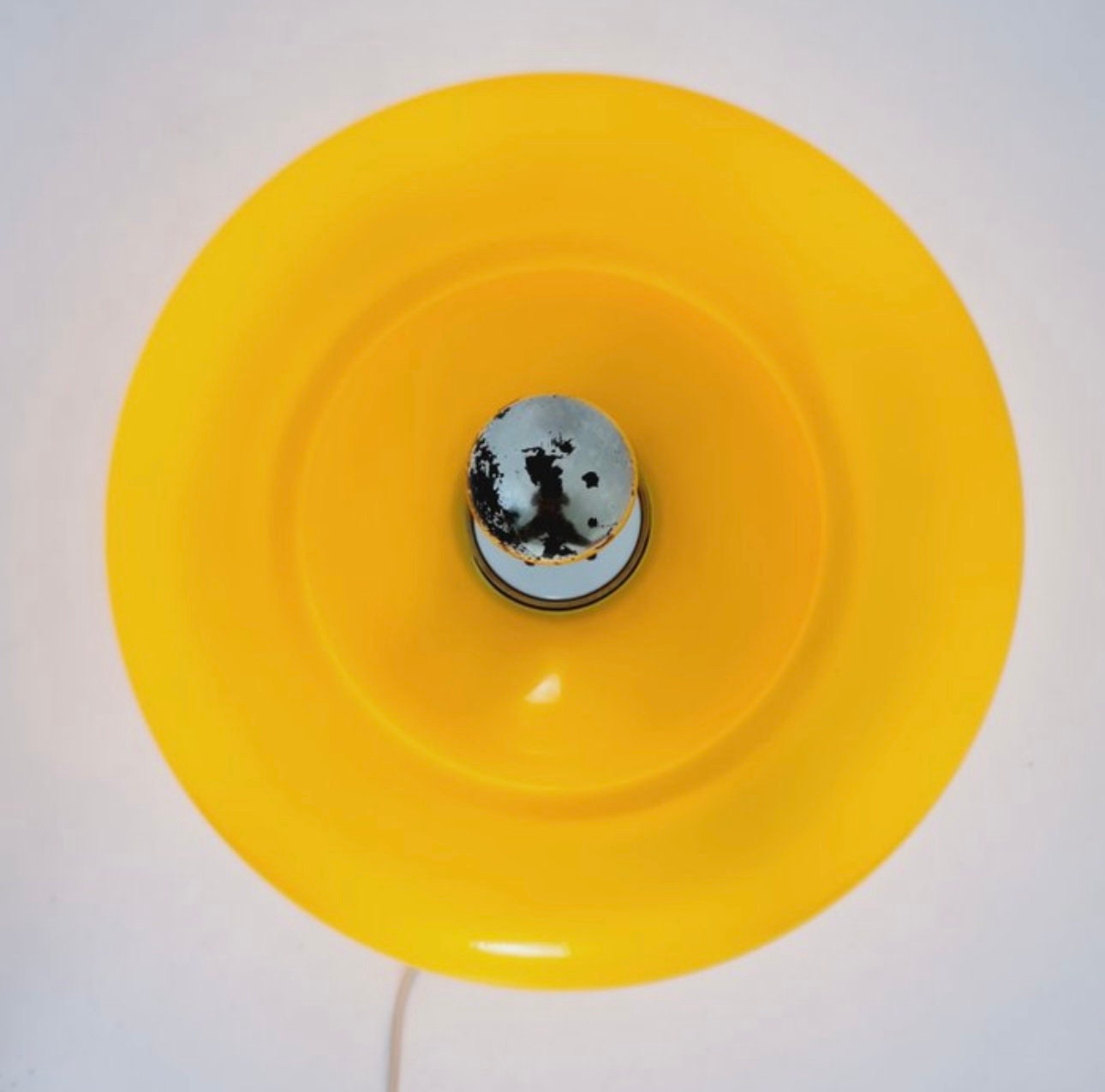 Mid century space age mushroom table lamp by Markolini Italy 1980s