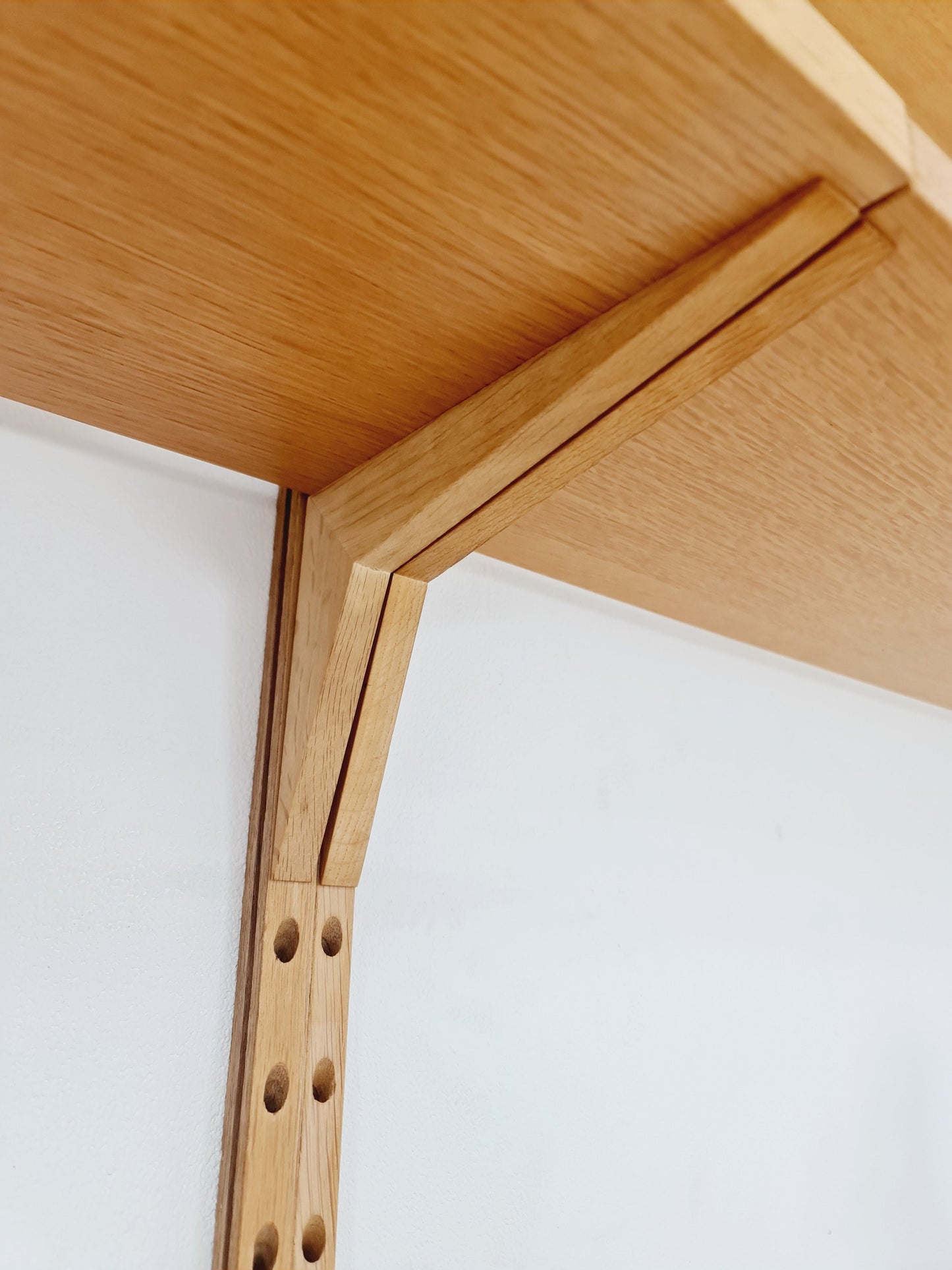 Big Mid century Danish Oak Wall Unit with 5 cabinets by Poul Cadovius for Cado, Denmark, 1960s