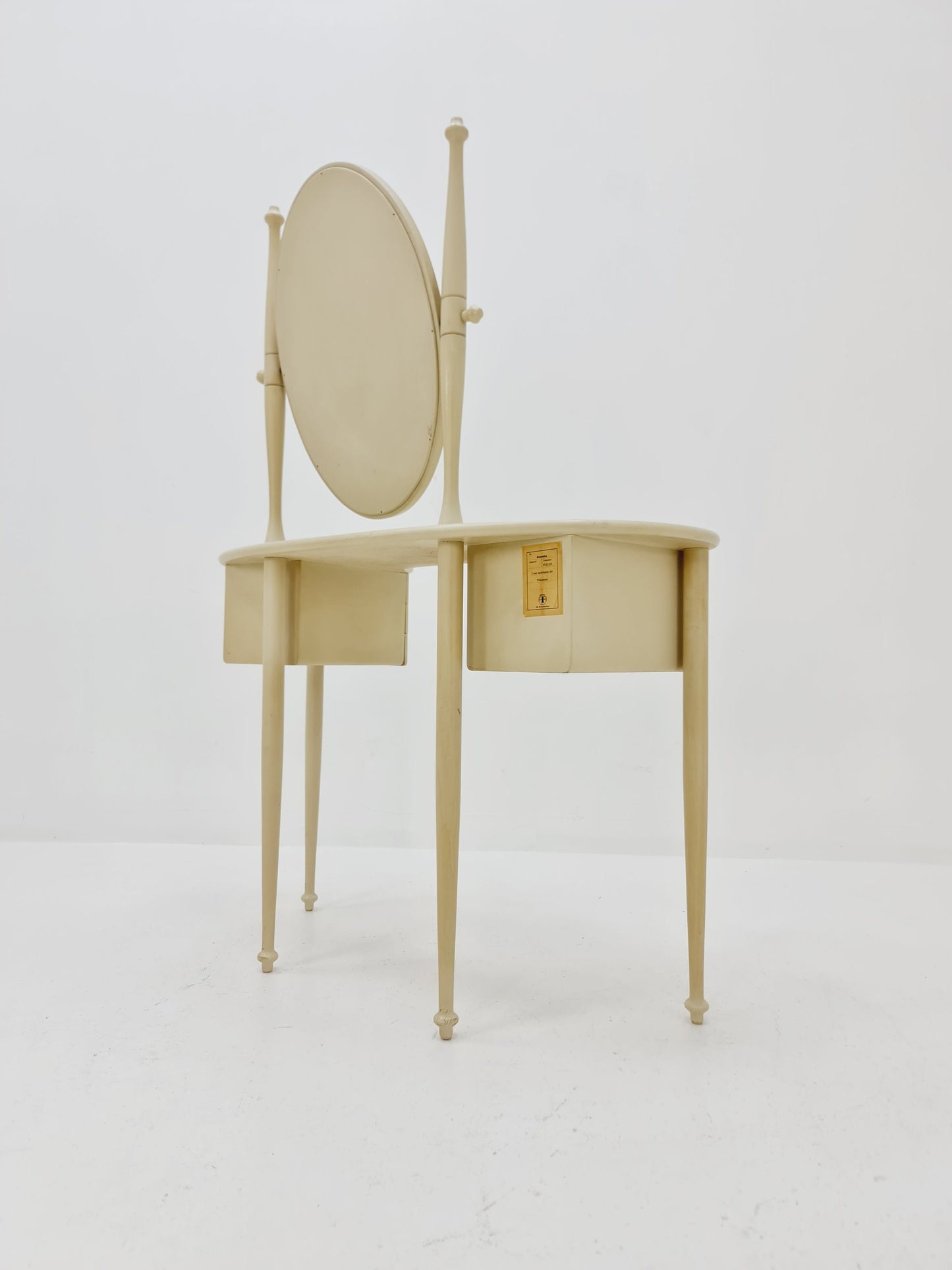 Mid Century Modern Swedish vanity table/ make up By AB Nybrofabriken Model Romantica, 1960s