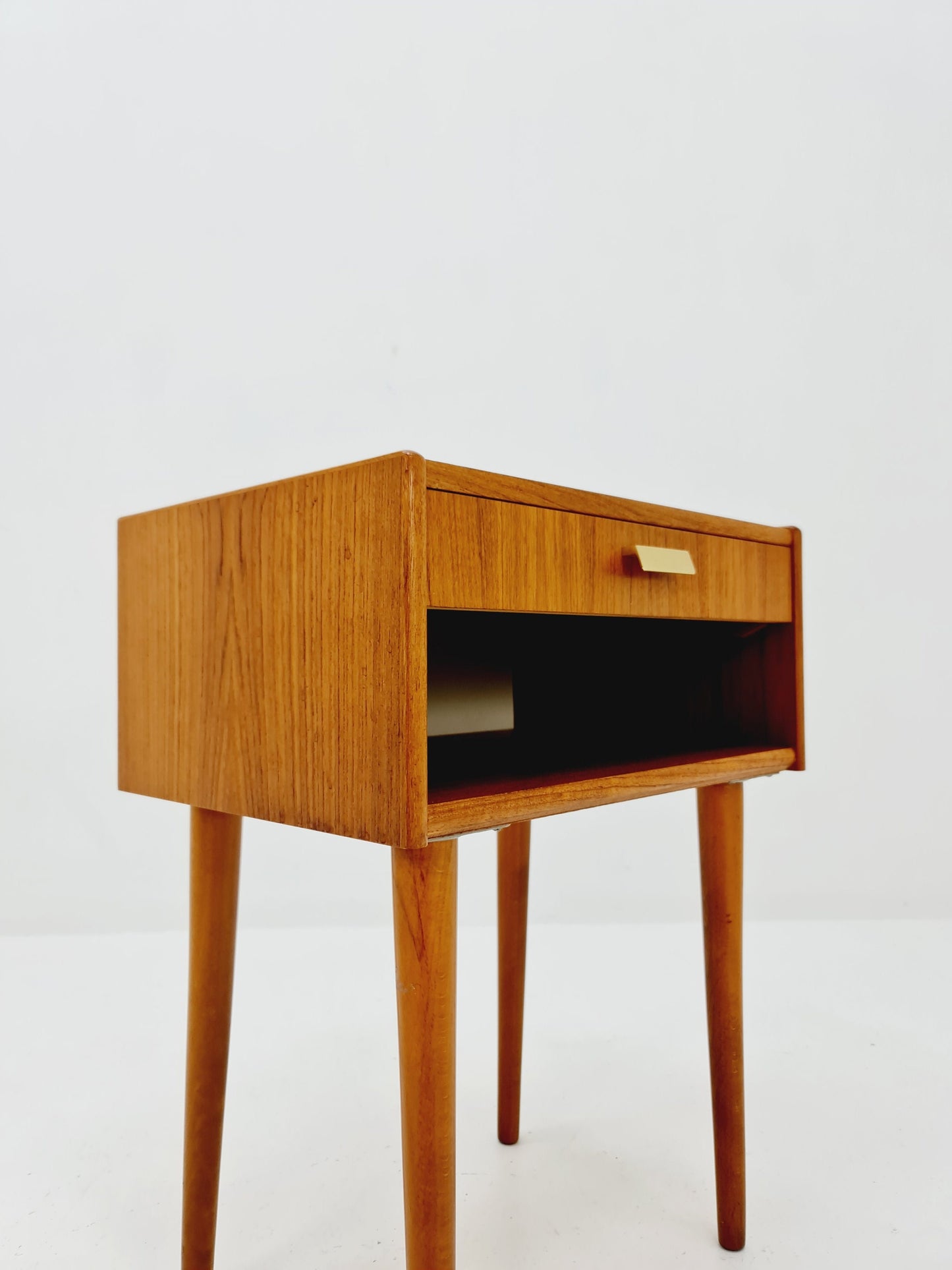 Mid century Scandinavian teak side table / bedside table, 1960s