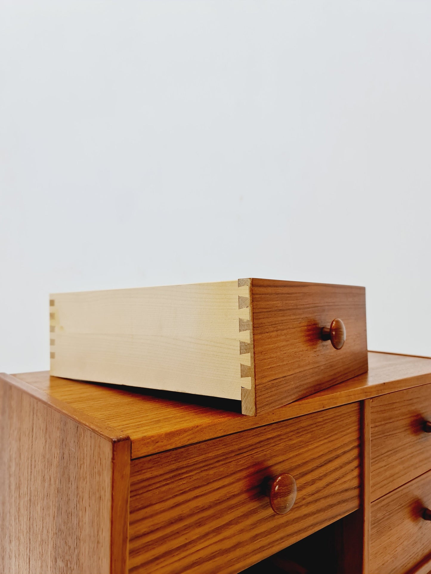 Small Midcentury danish teak chest of drawers, 4 drawers, 1960s