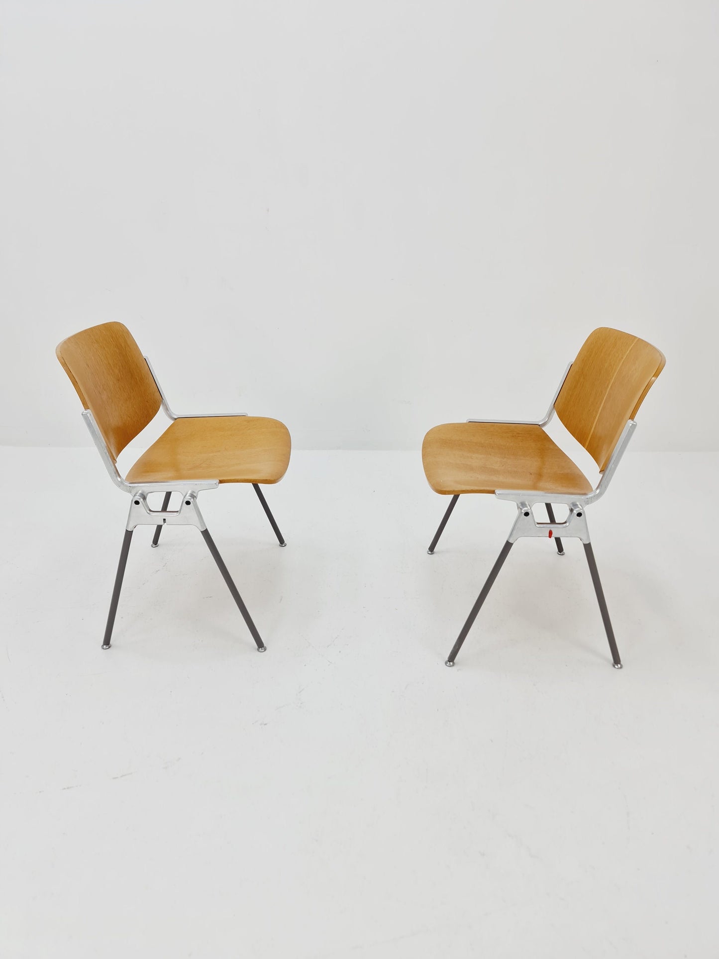 Set of 2 1960s Italian Castelli Chairs by Giancarlo Piretti