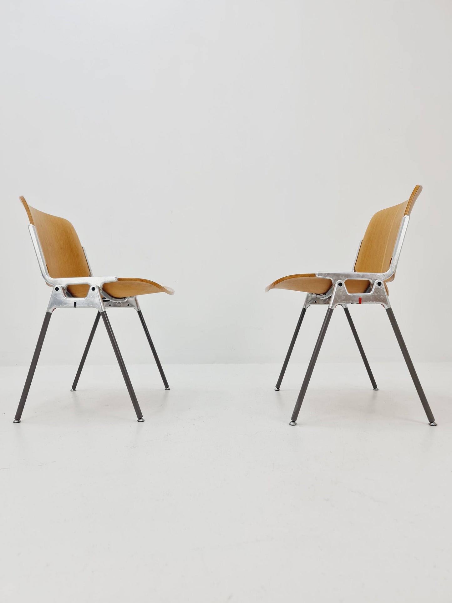 Set of 2 1960s Italian Castelli Chairs by Giancarlo Piretti