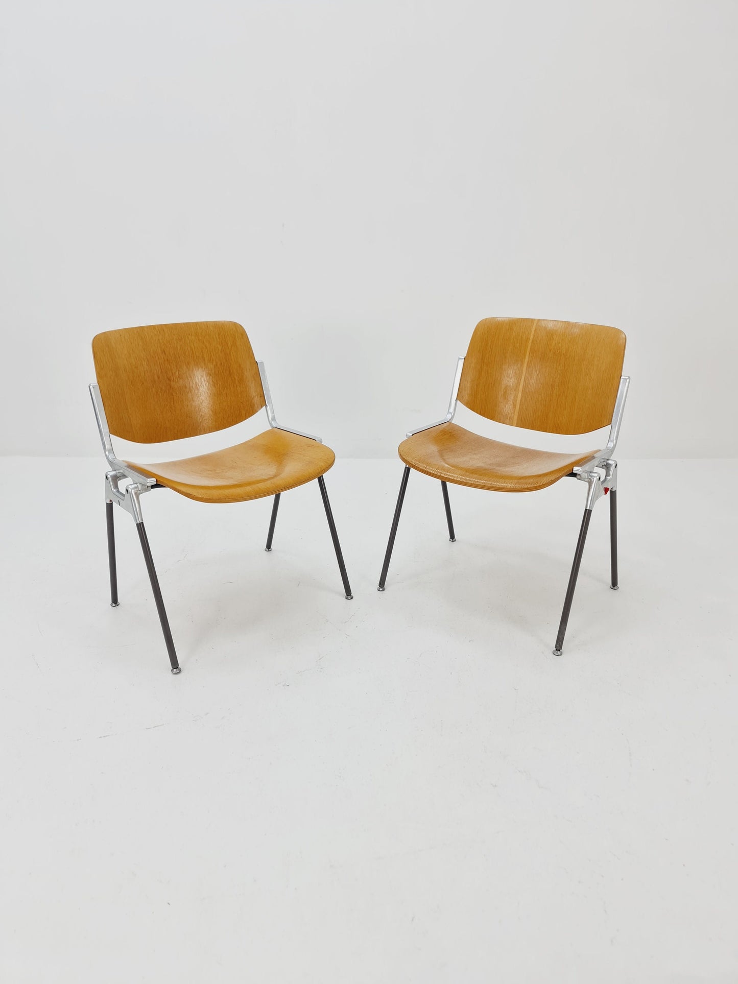 Set of 2 1960s Italian Castelli Chairs by Giancarlo Piretti