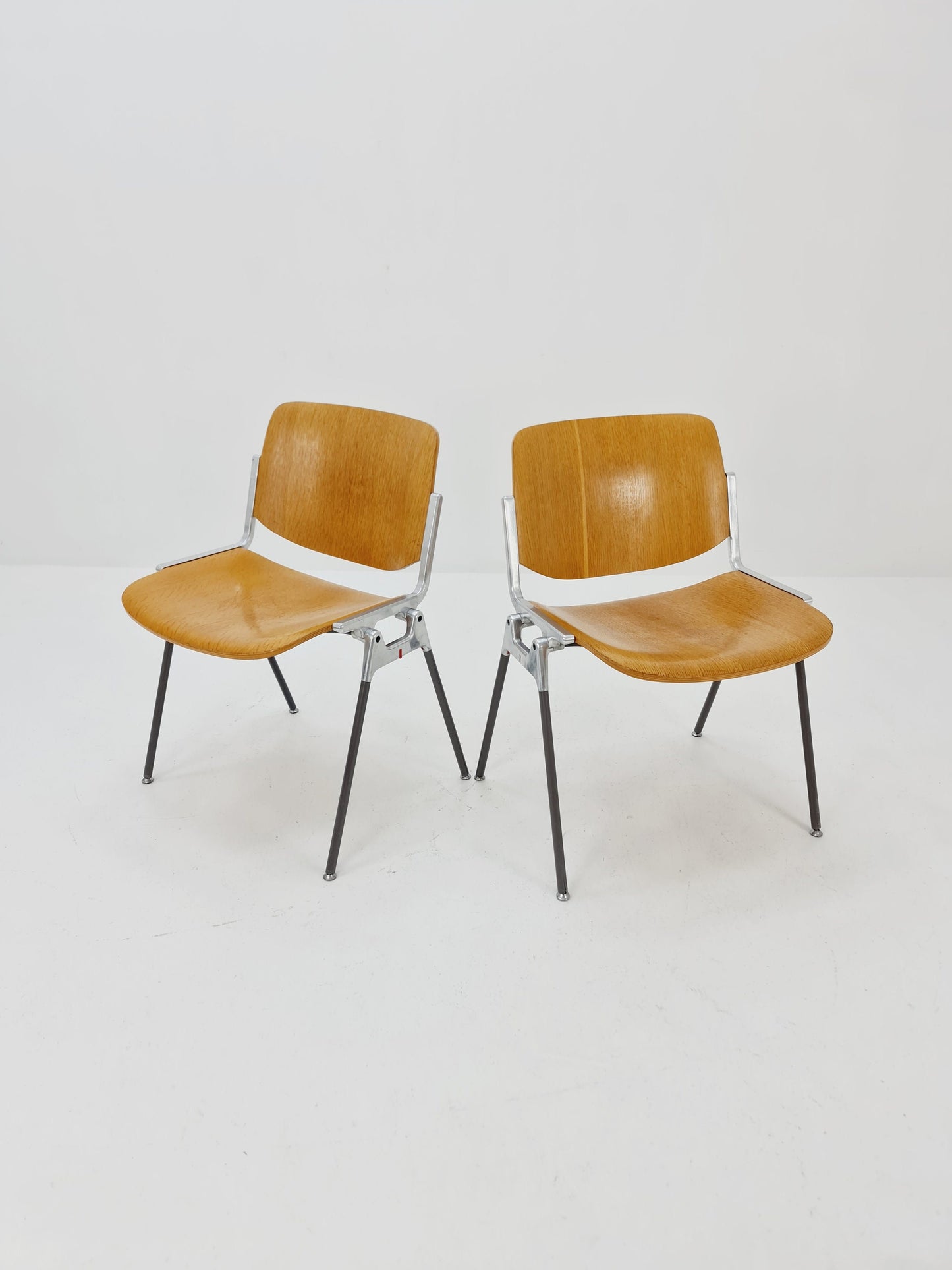 Set of 2 1960s Italian Castelli Chairs by Giancarlo Piretti