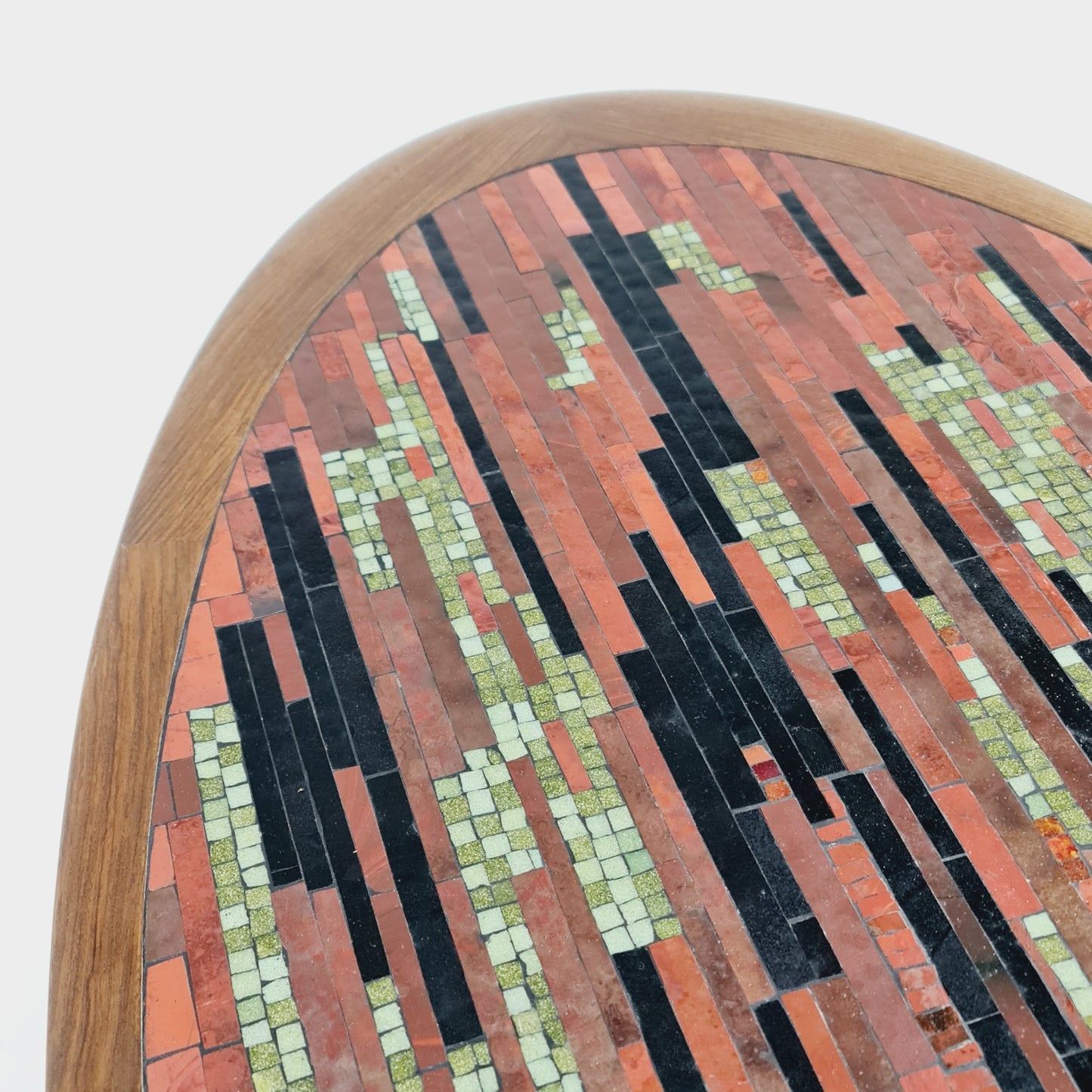 Rare vintage mosaic coffee table from the 60s, Berthold Müller