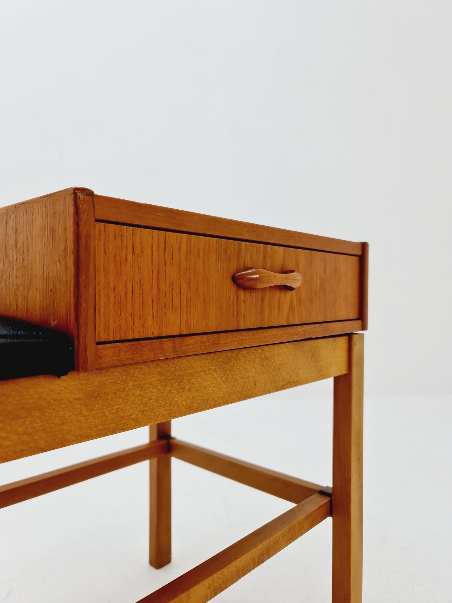 Danish teak telefon table/ hallway table By Jörgen Maahr/Otto Nielsen, 1960s