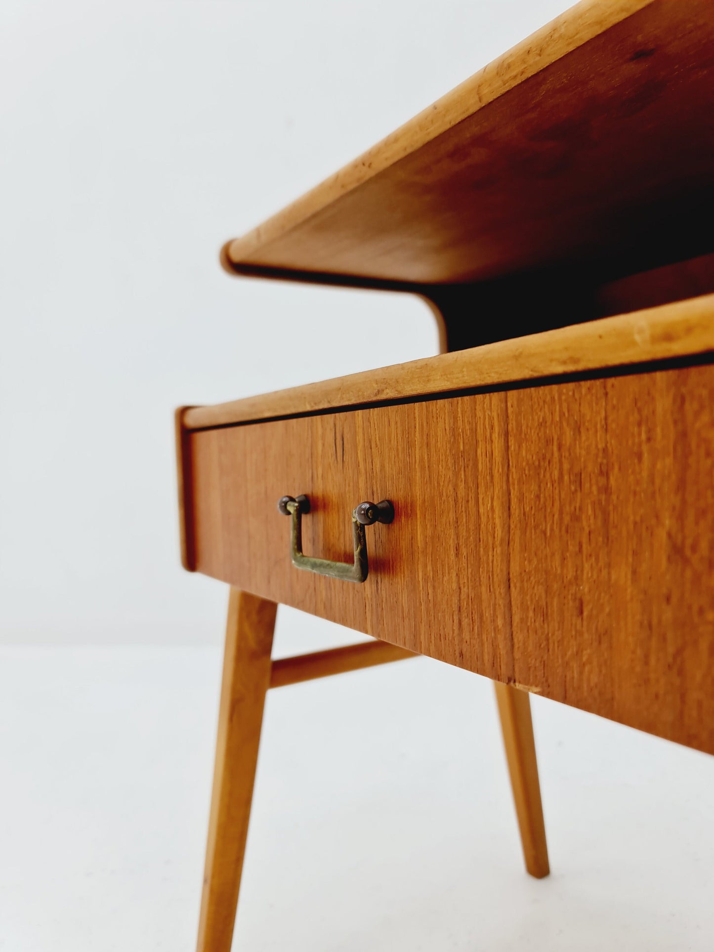 Midcentury Carlström & Co Teak Vintage Side table/ Bedside table/ Night stand straight from the sixties