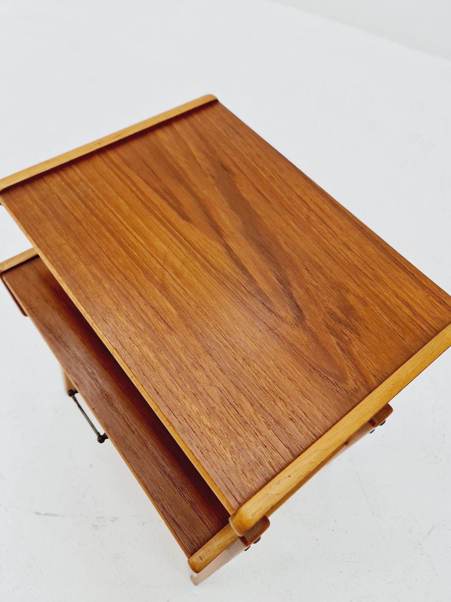 Midcentury Carlström & Co Teak Vintage Side table/ Bedside table/ Night stand straight from the sixties