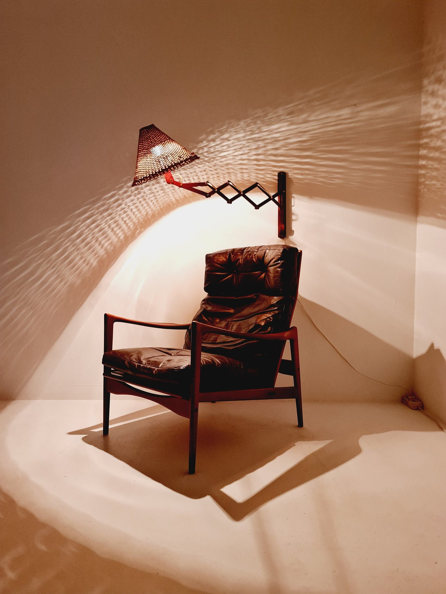 Mid-century Rare Danish Lounge chair by Ib Koford Larsen, 1960s