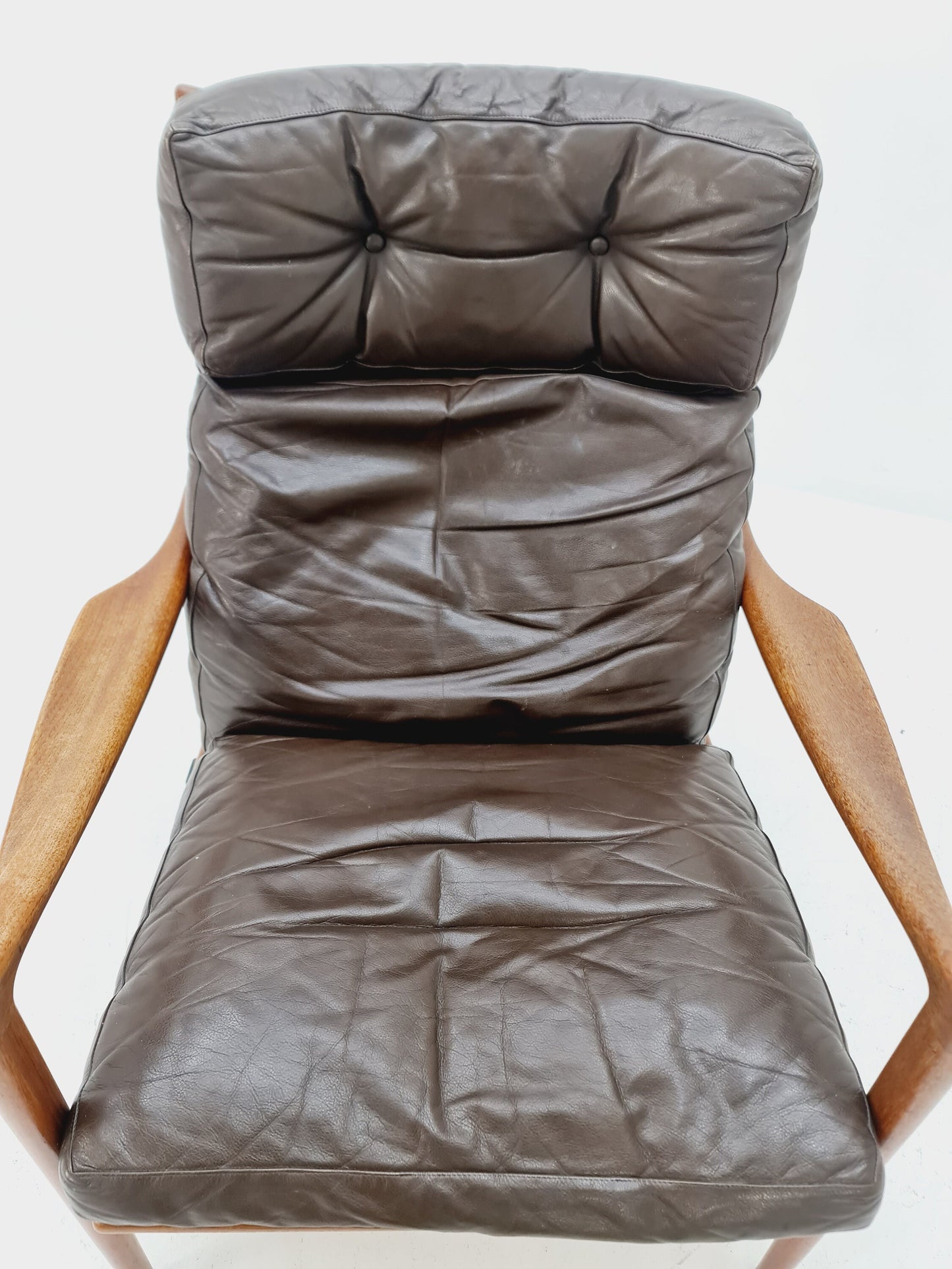 Mid-century Rare Danish Lounge chair by Ib Koford Larsen, 1960s
