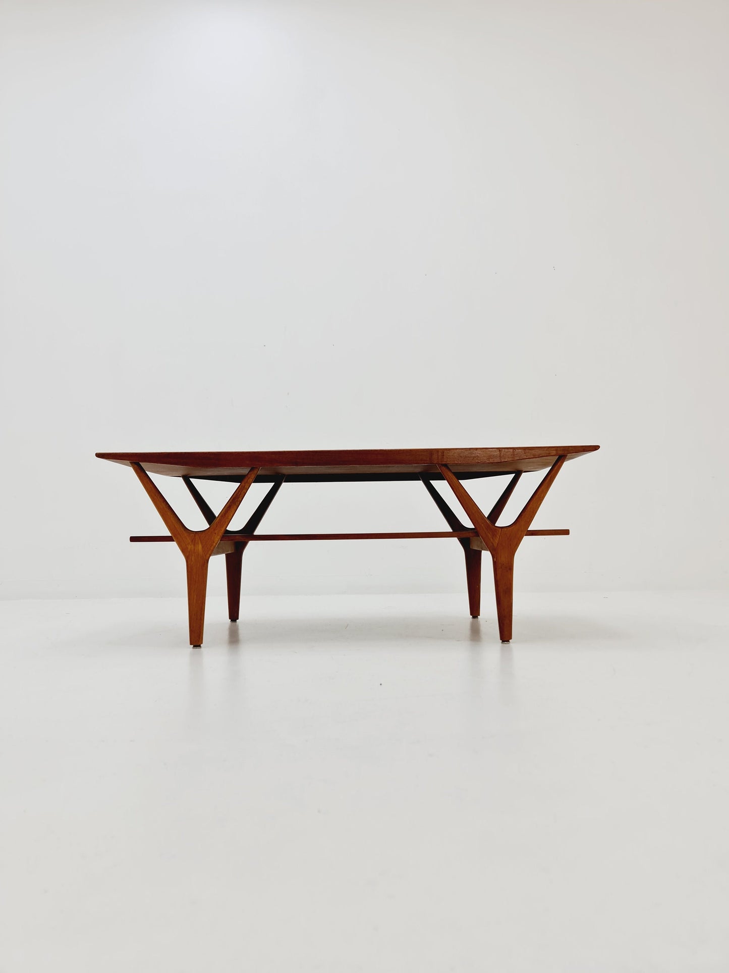 Mid century Danish Teak Coffee table by Henning Kjaernulf Y-from Denmark, 1960s