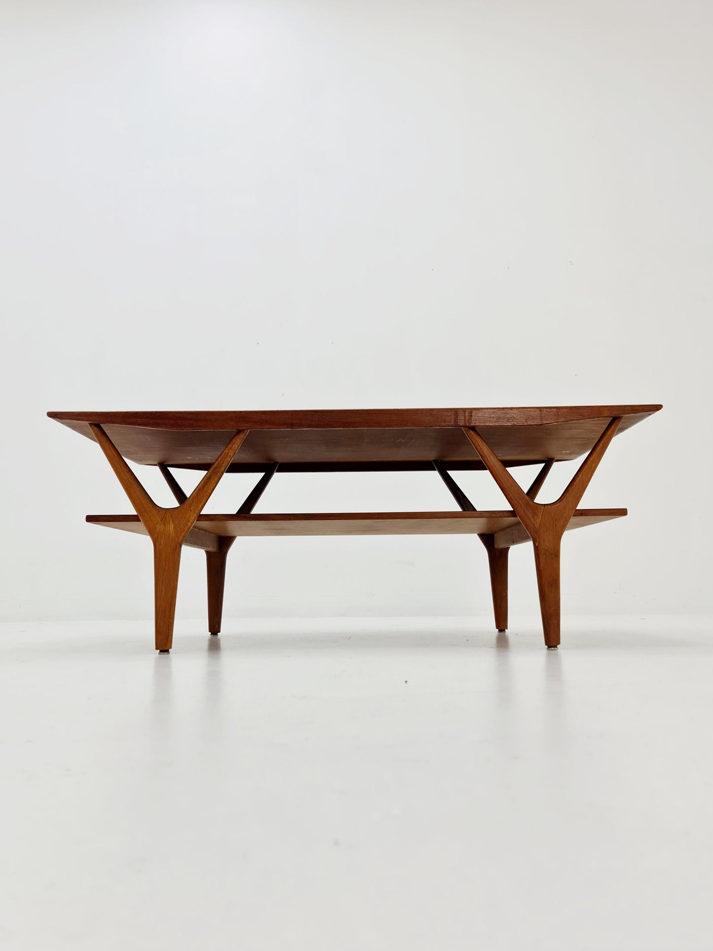 Mid century Danish Teak Coffee table by Henning Kjaernulf Y-from Denmark, 1960s