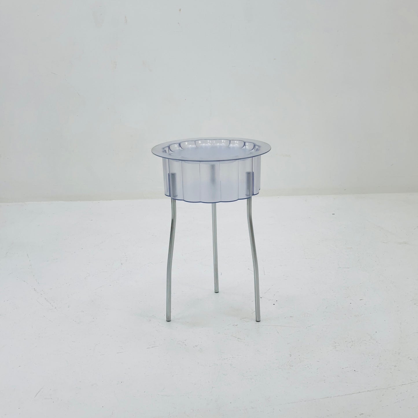 Vintage plastic /metal Hatten side table by Ehlen Johansson for IKEA