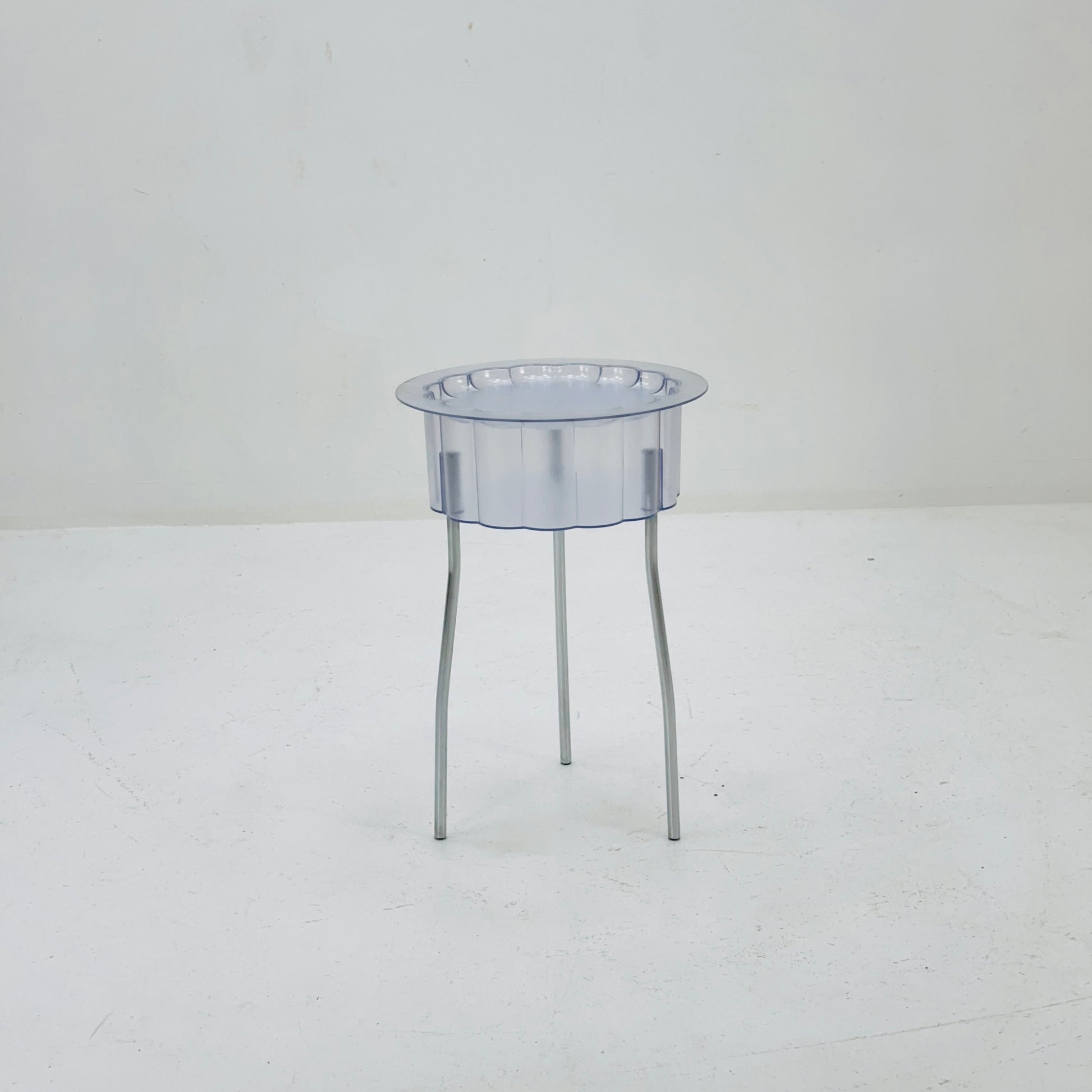 Vintage plastic /metal Hatten side table by Ehlen Johansson for IKEA