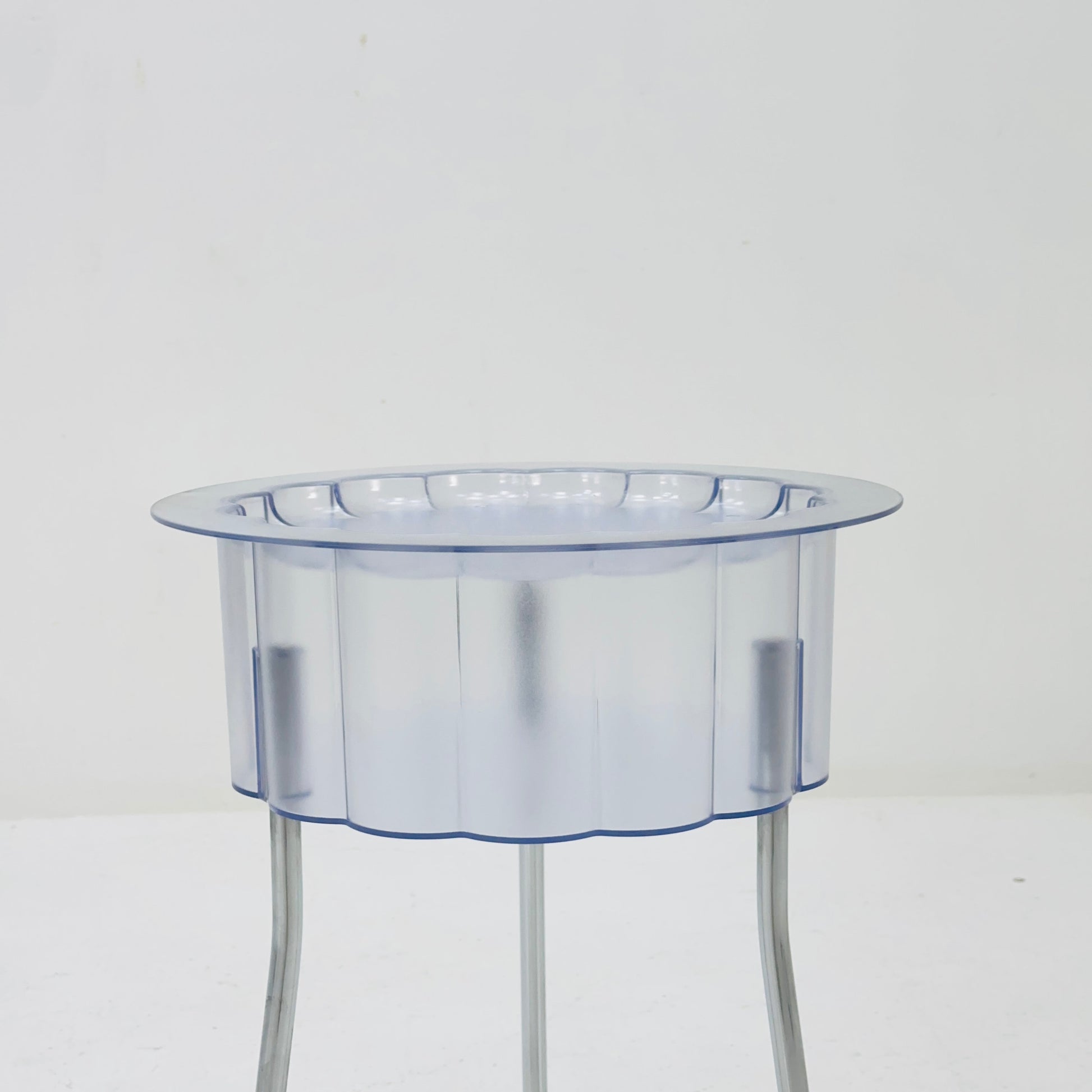 Vintage plastic /metal Hatten side table by Ehlen Johansson for IKEA