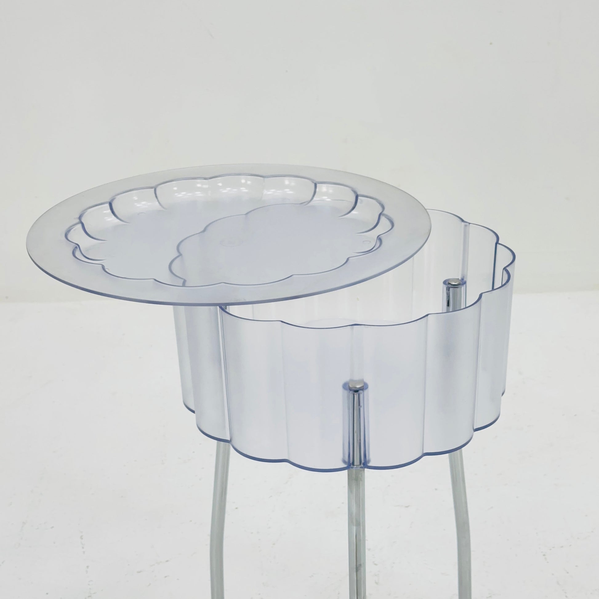 Vintage plastic /metal Hatten side table by Ehlen Johansson for IKEA