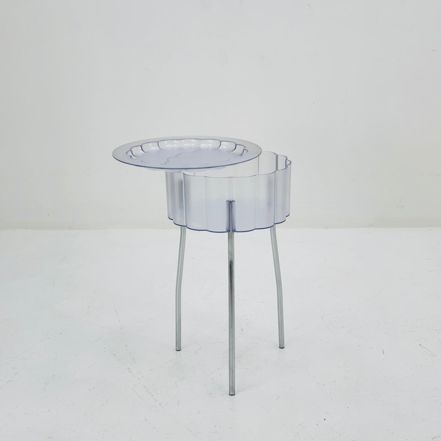 Vintage plastic /metal Hatten side table by Ehlen Johansson for IKEA