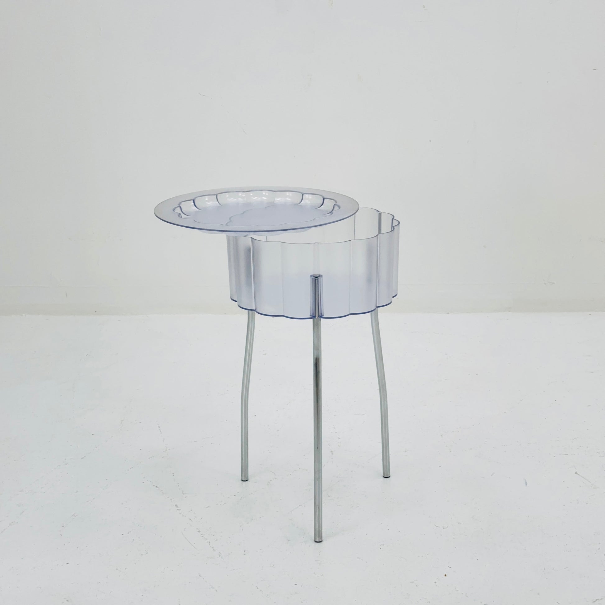 Vintage plastic /metal Hatten side table by Ehlen Johansson for IKEA