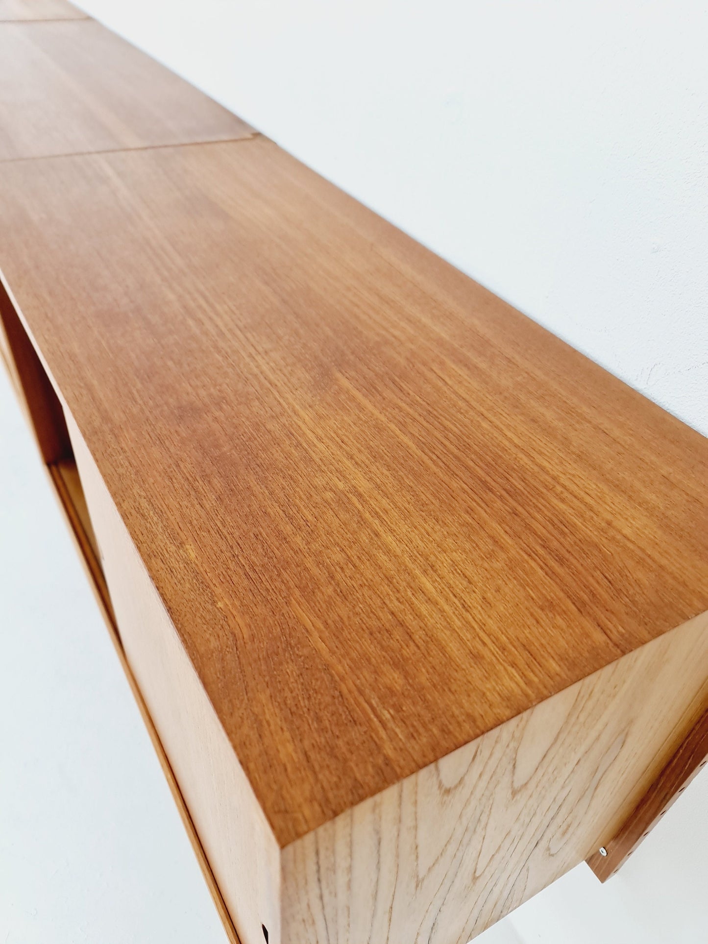 Mid century Danish Teak floating sideboard / 2 cabinets & record cabinet by Poul Cadovius for Royal, Denmark, 1960s
