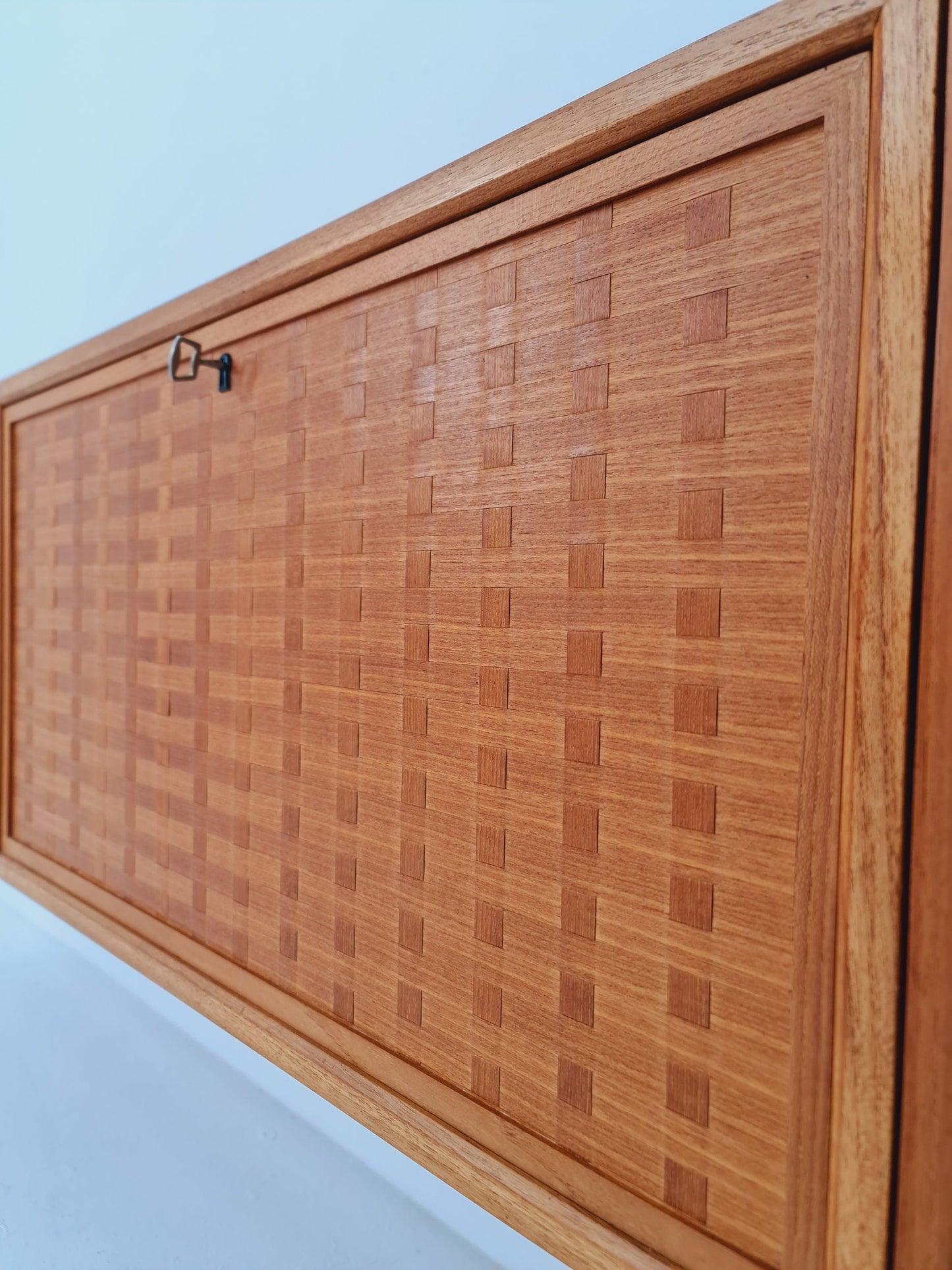 Mid century Danish Teak floating sideboard / 2 cabinets & record cabinet by Poul Cadovius for Royal, Denmark, 1960s