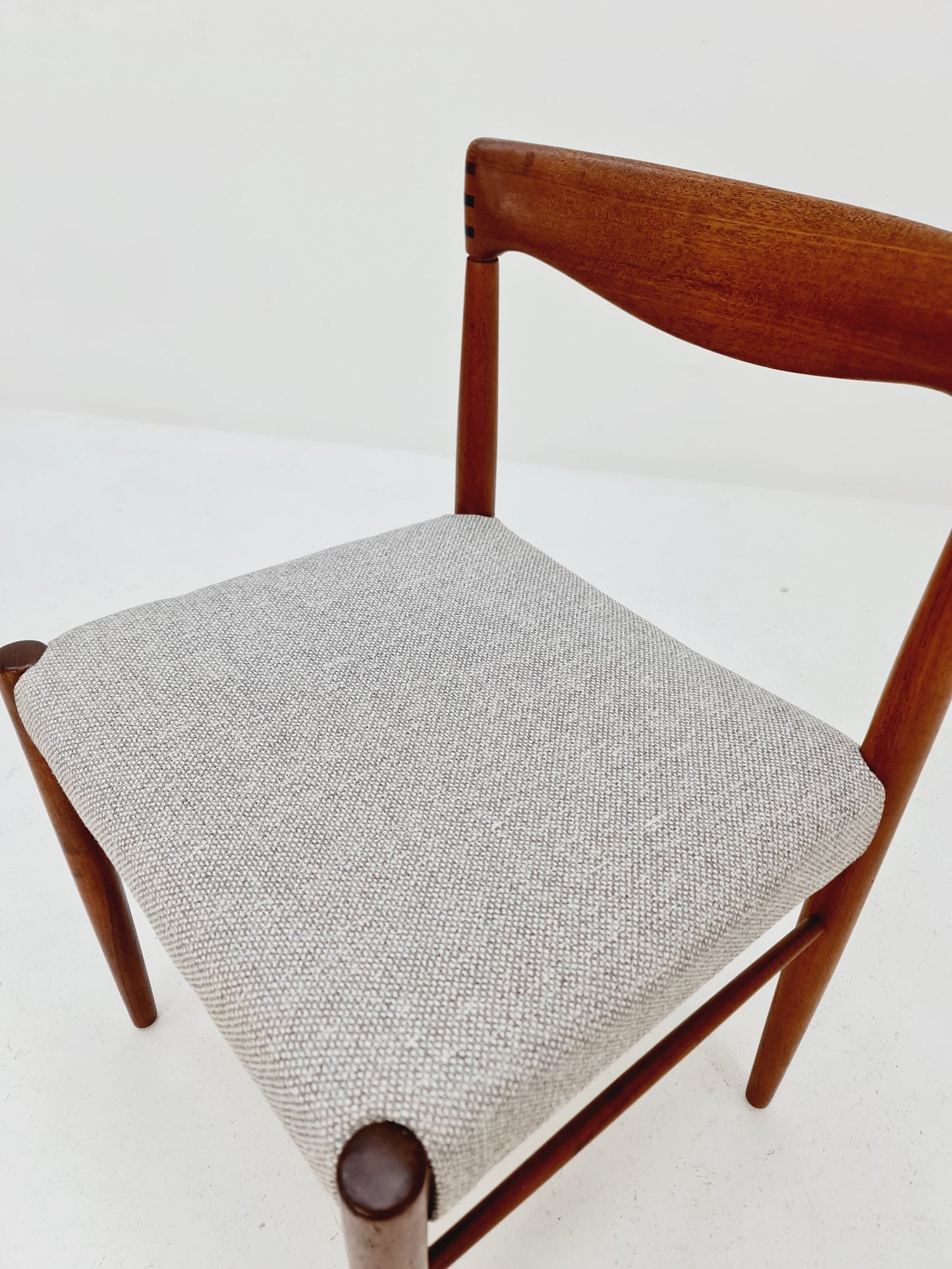 Danish teak dining chair by H. W. Klein for Bramin, 1960s,