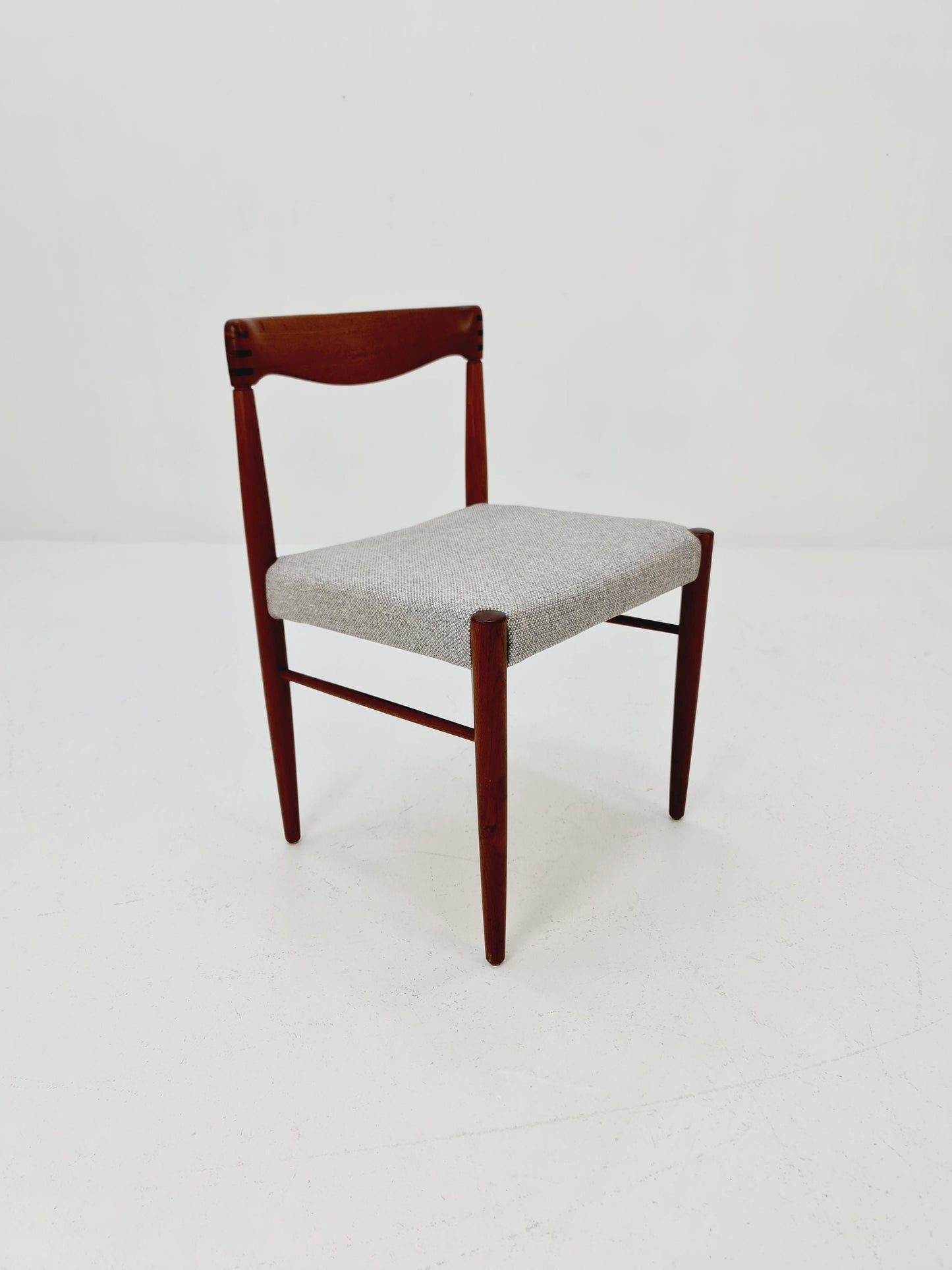 Danish teak dining chair by H. W. Klein for Bramin, 1960s,