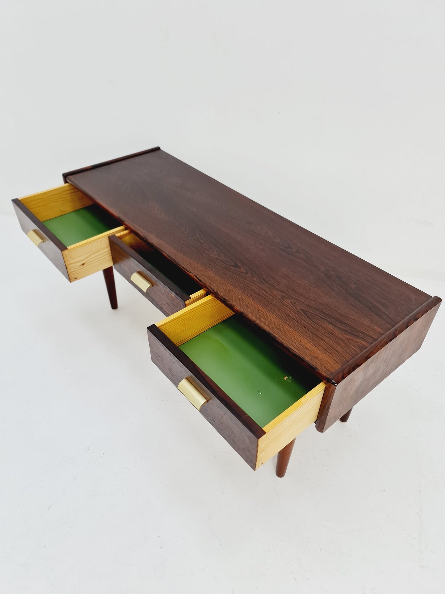 Rare Small Mid Century Modern Swidish rosewood Sideboard with drawers,By Carlström & Co 1950s