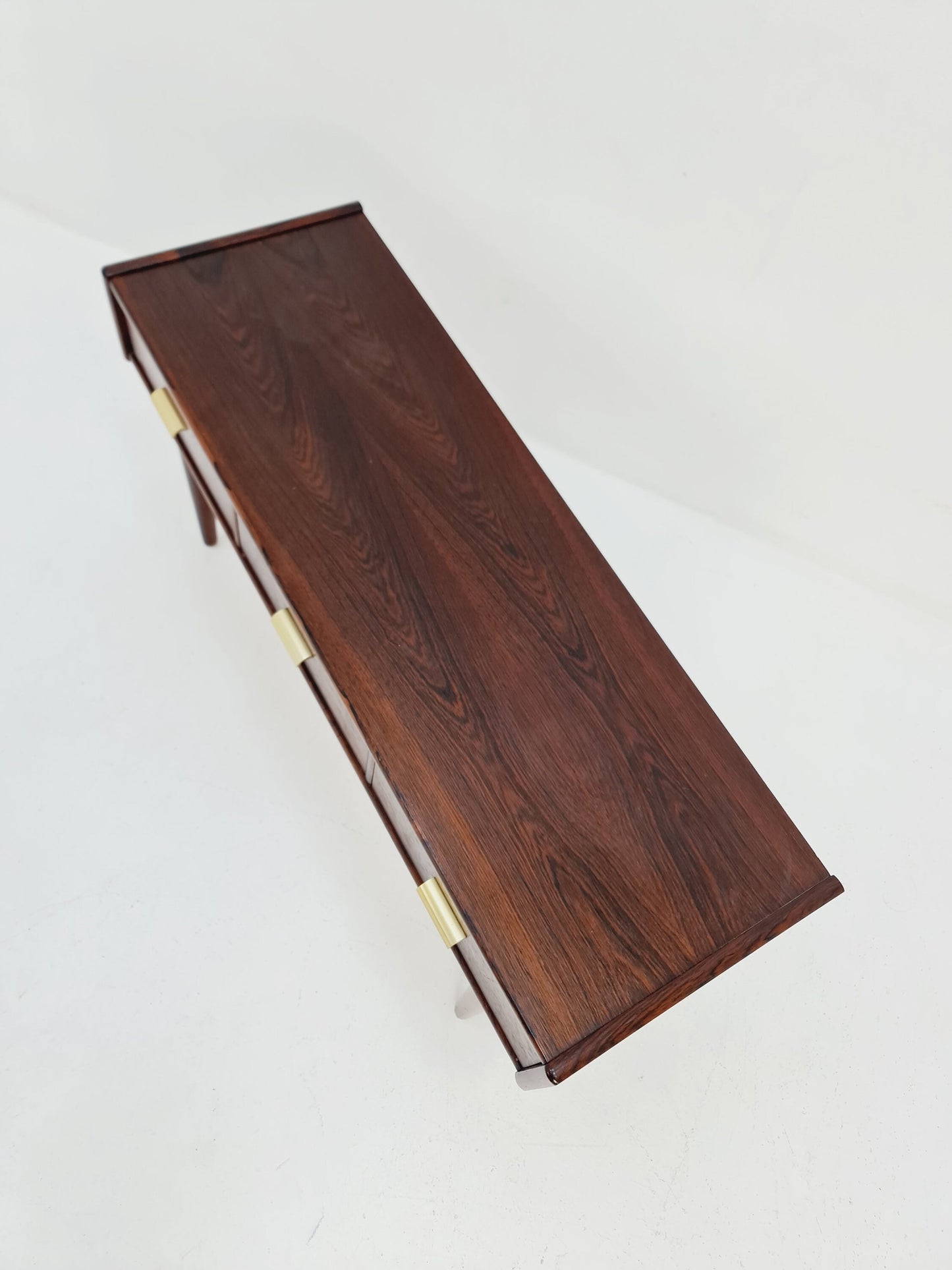 Rare Small Mid Century Modern Swidish rosewood Sideboard with drawers,By Carlström & Co 1950s