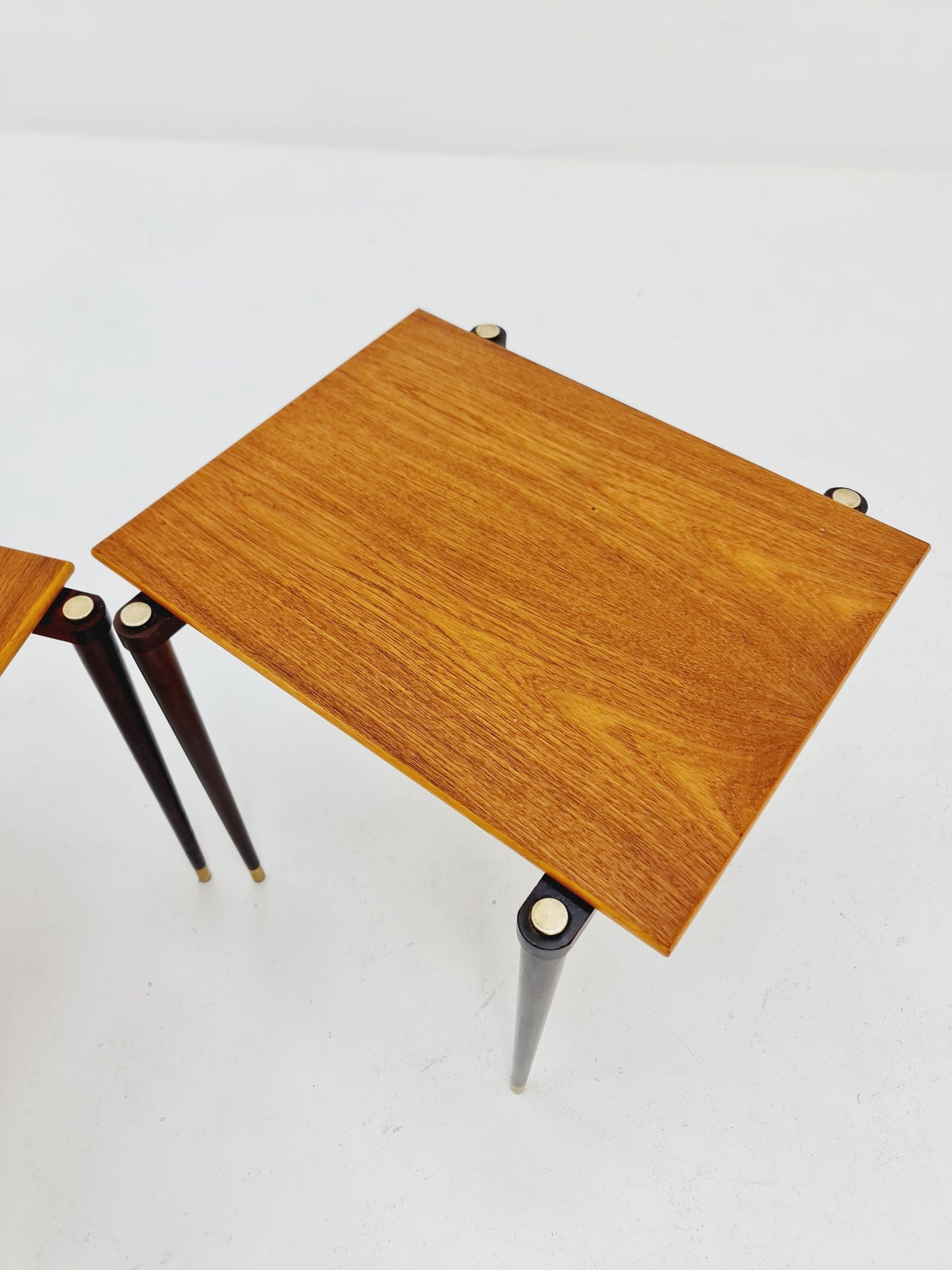 Rare Swidish vintage nesting tables, side tables by A-B.S Ljungqvist , 1960s