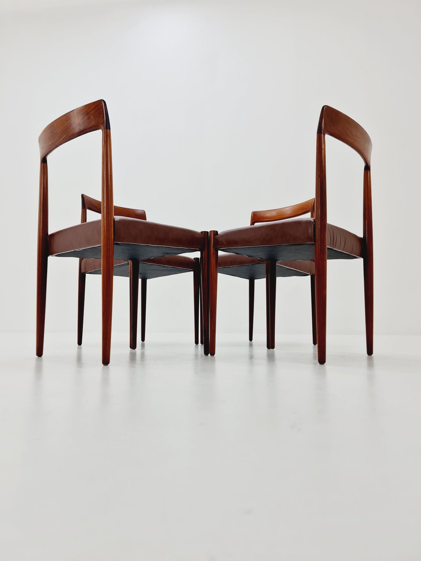 Mid Century German chairs by Lübke, 1960s Set of 4