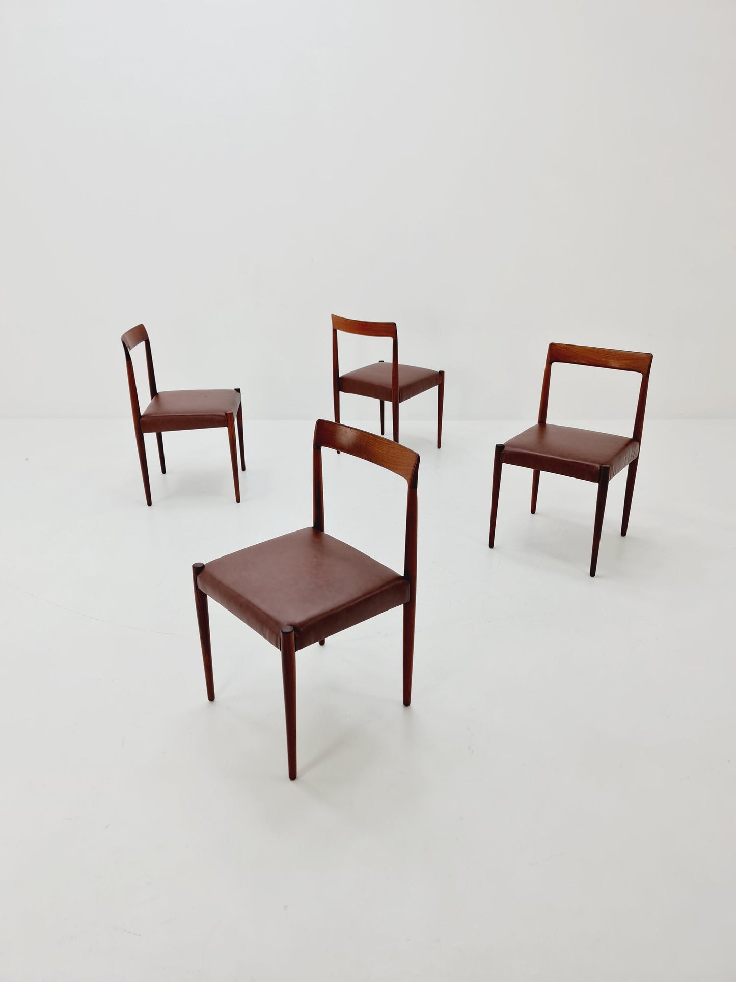 Mid Century German chairs by Lübke, 1960s Set of 4