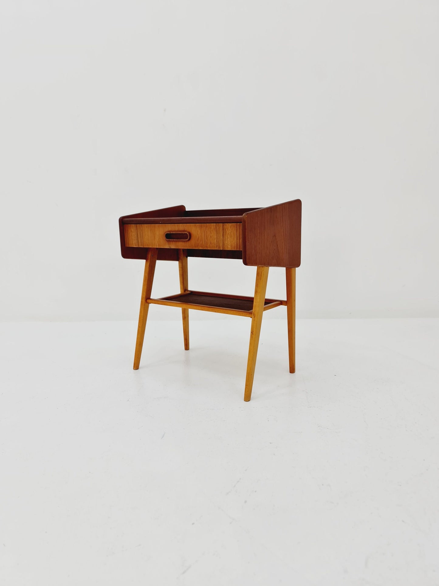Midcentury danish Teak Vintage Side table/ Bedside table straight from the sixties