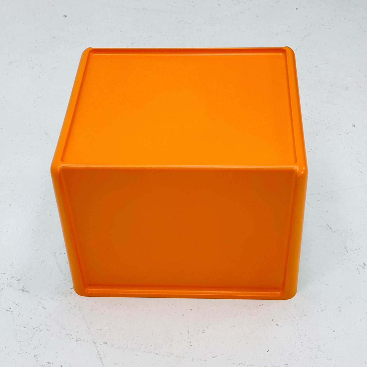 Space age orange white Nesting table by Peter Ghyczy, 1960s