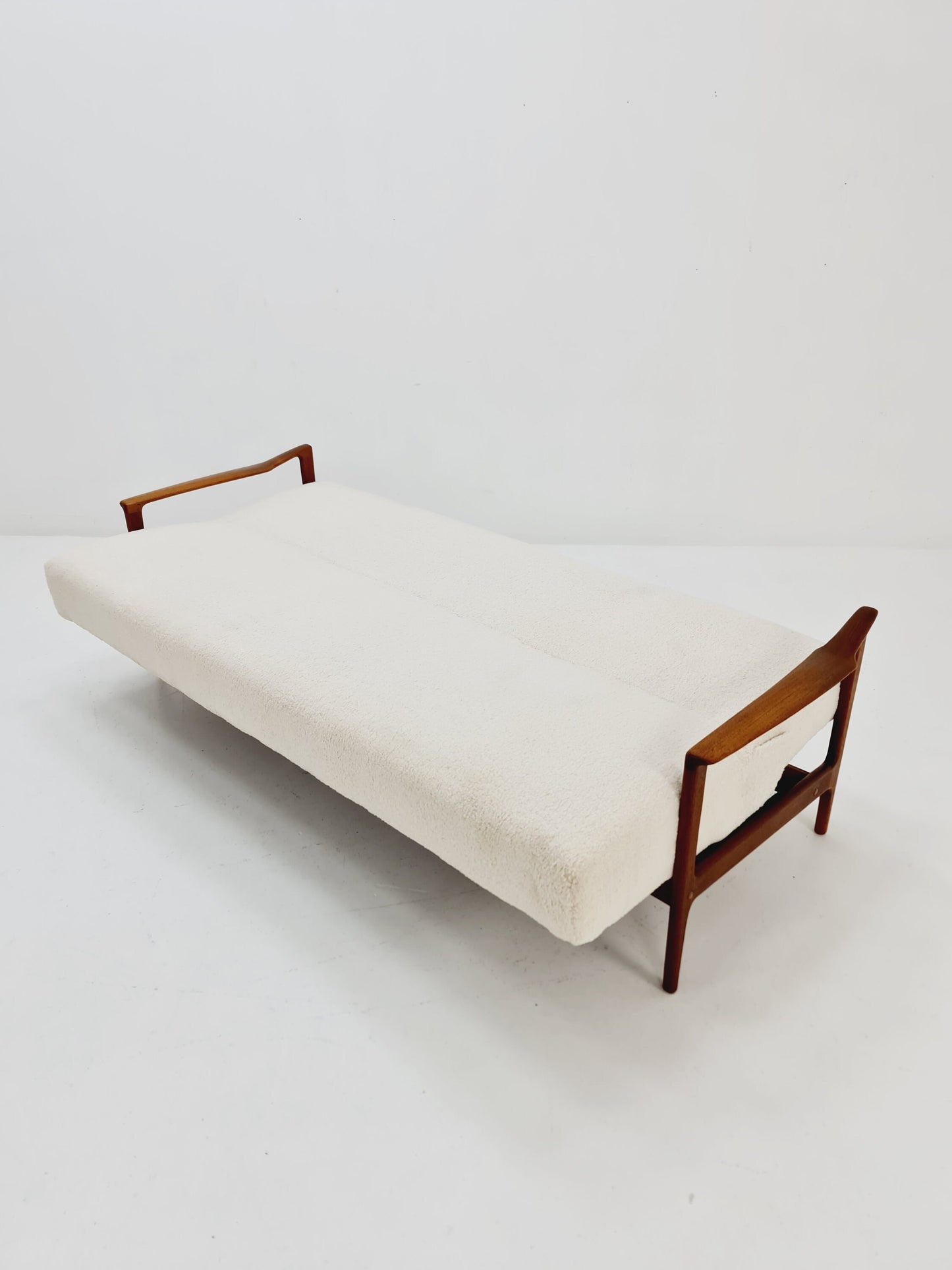 Mid-century Rare German teak lounge sofa/ Easy sofa /daybed, 1960s