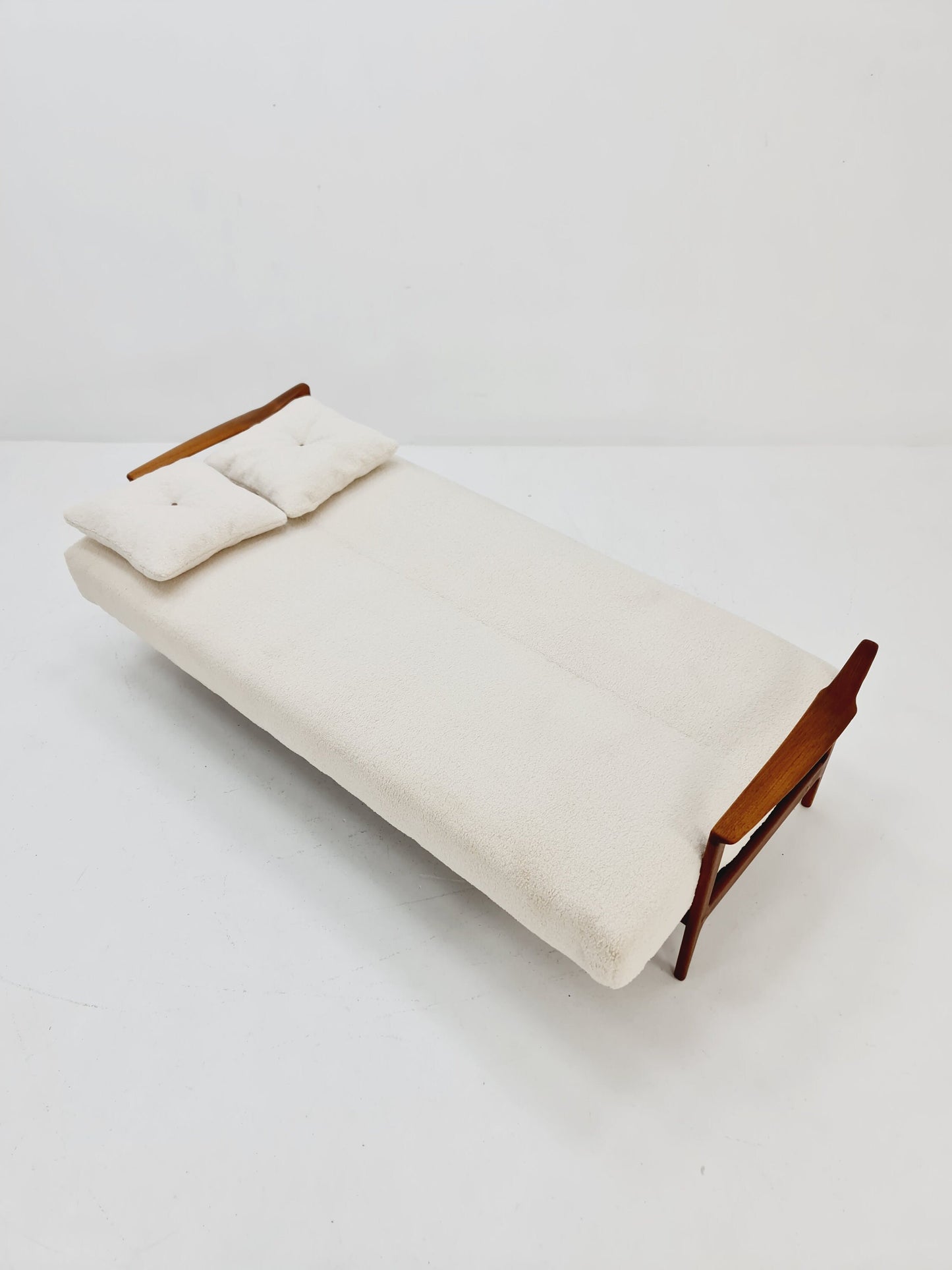 Mid-century Rare German teak lounge sofa/ Easy sofa /daybed, 1960s