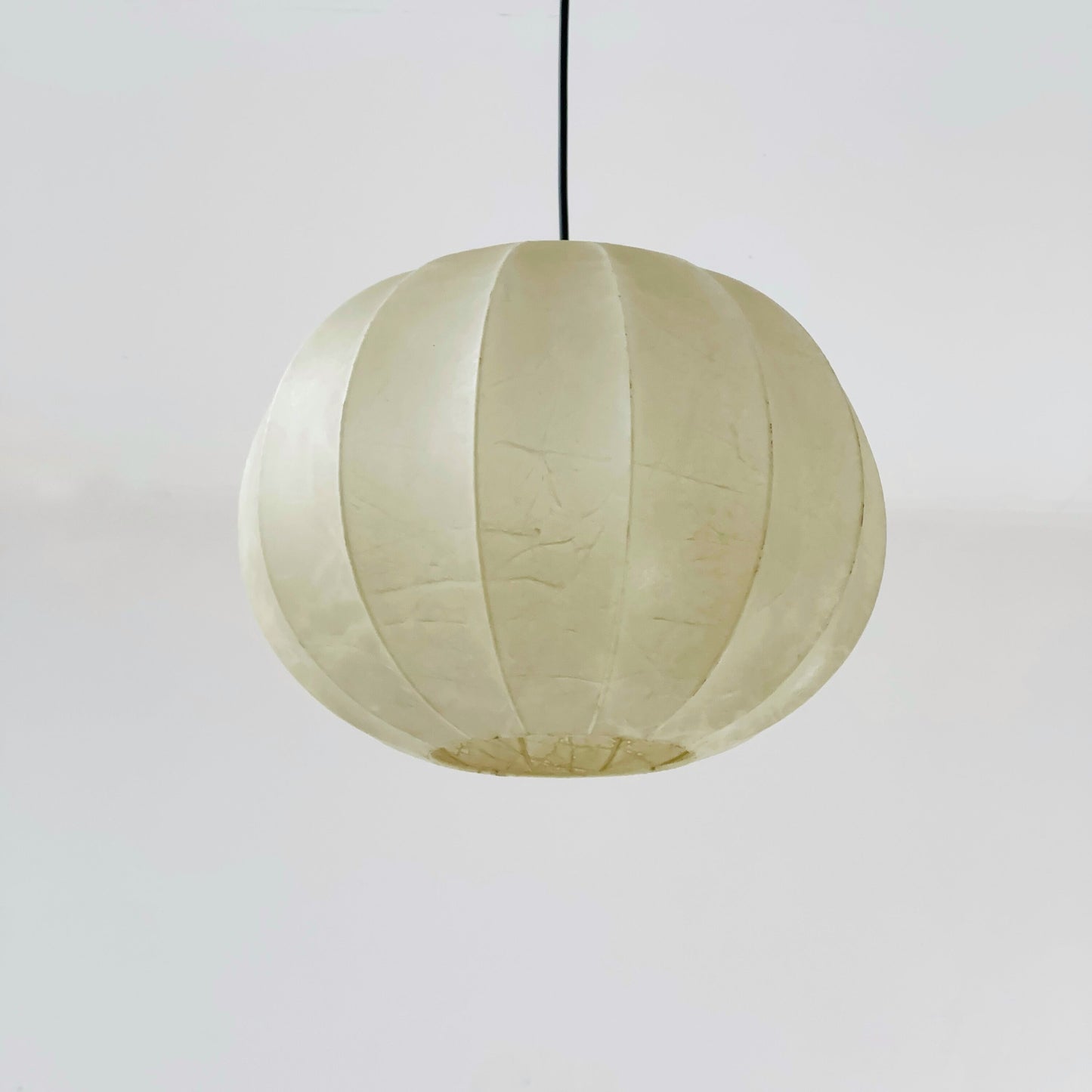 Cocoon Round Italian mid-century cocoon pendant lamp by Achille Castiglioni , 1960s